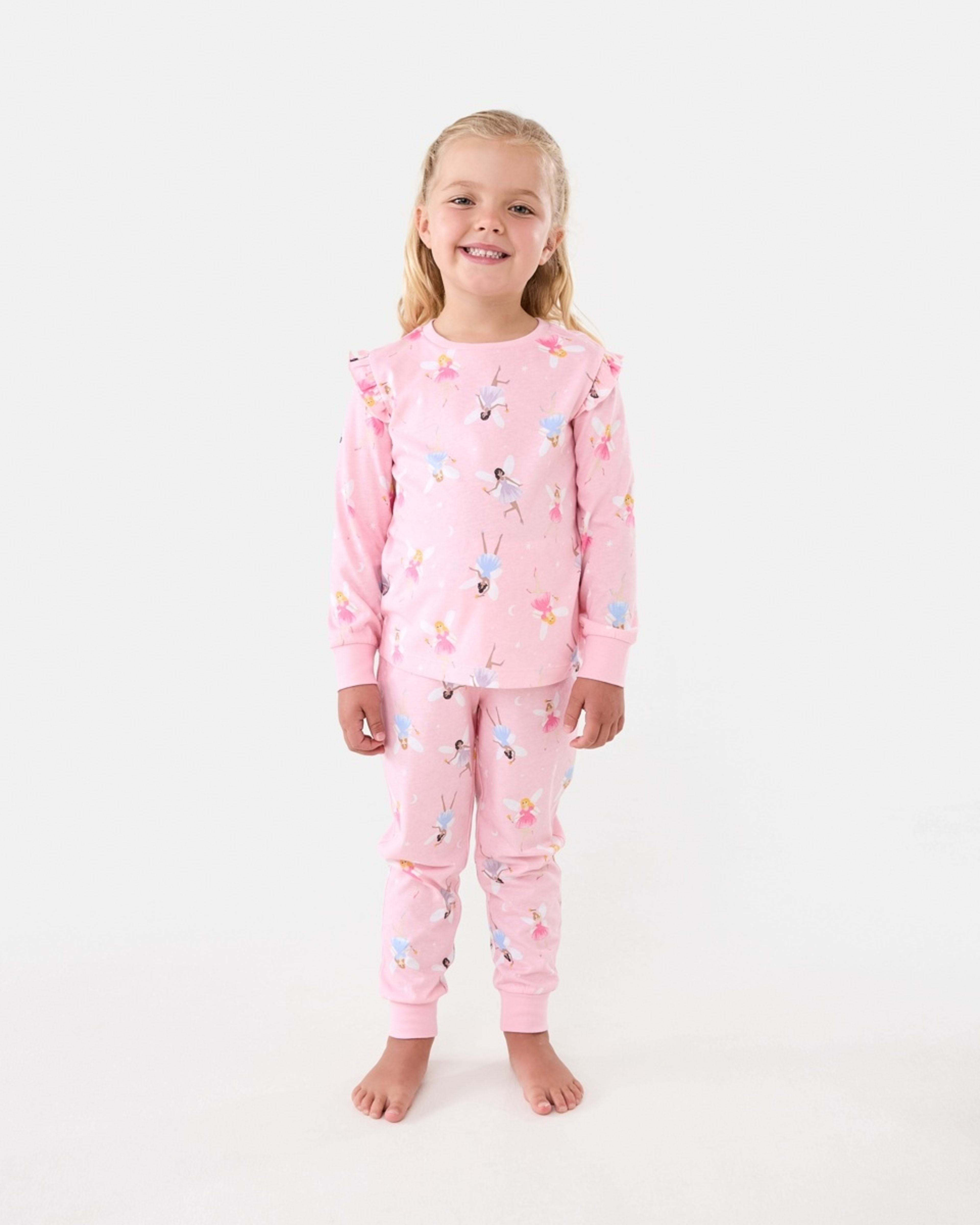 1 Jersey Pyjama Set Pnk Fairy, 1 of 9