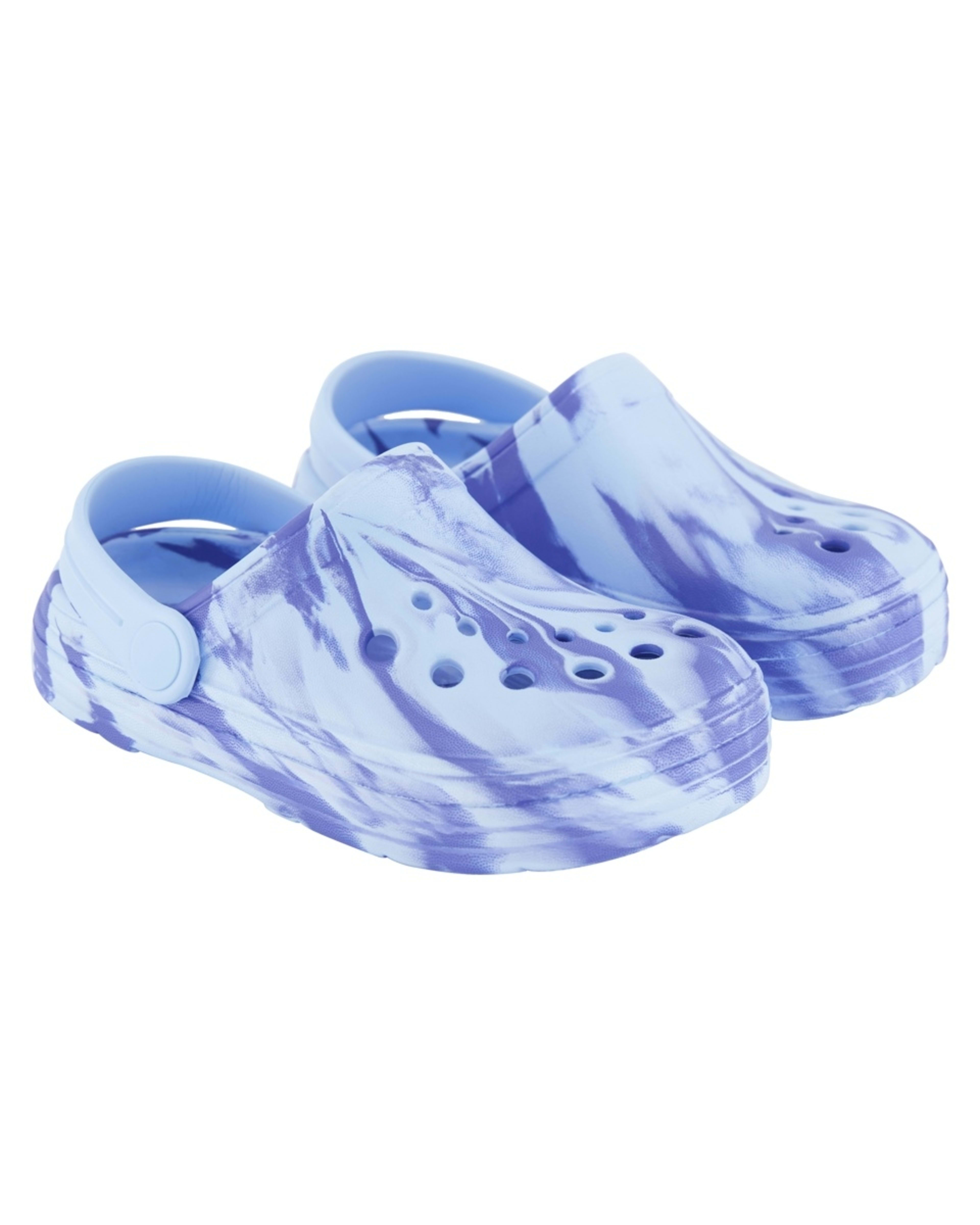 2 Junior Slip-On Clogs Marble Blu, 2 of 4
