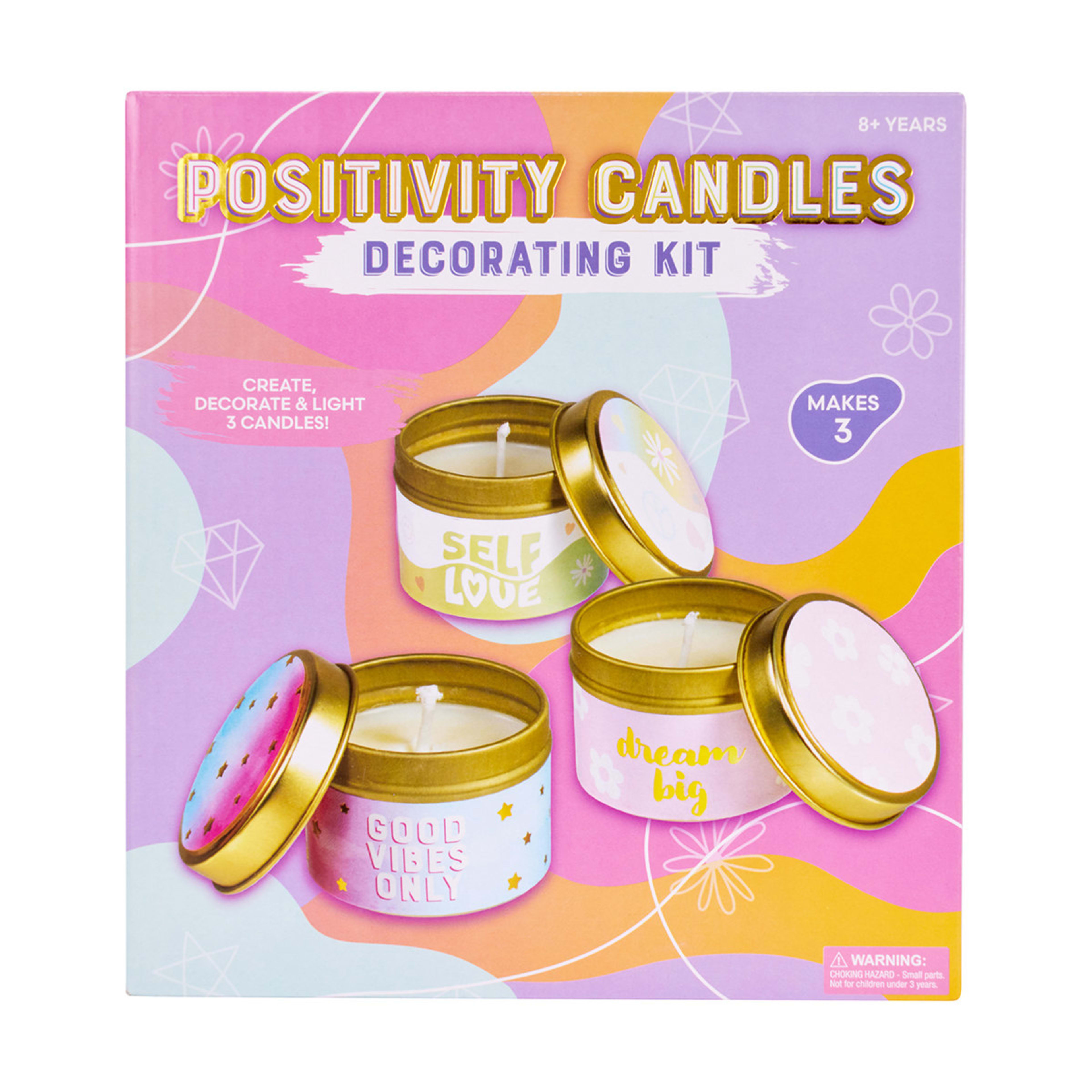 Positivity Candles Decorating Kit Kmart