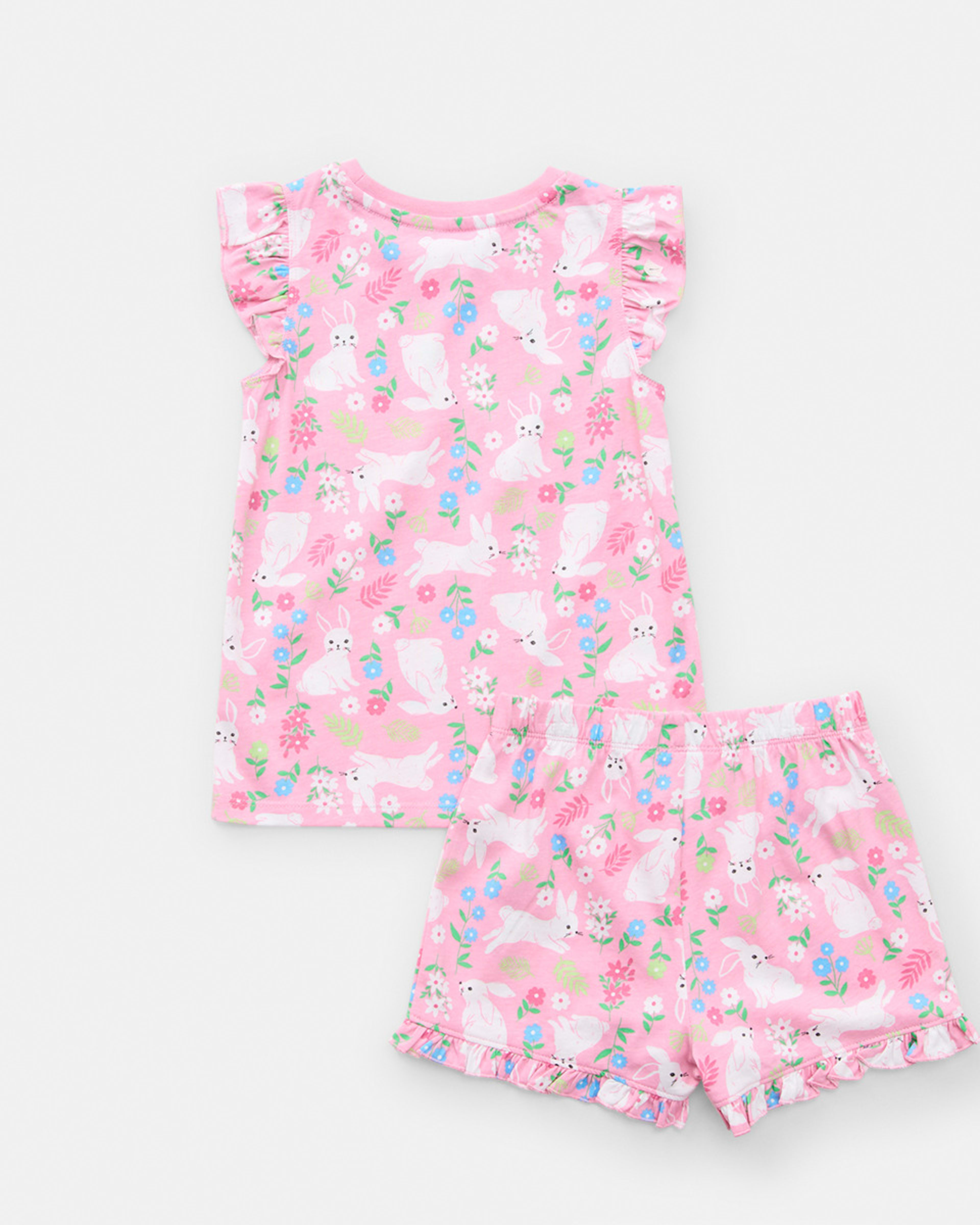 8 Short Sleeve Jersey Knit Pyjama Set Pnkbnygard, 8 of 10