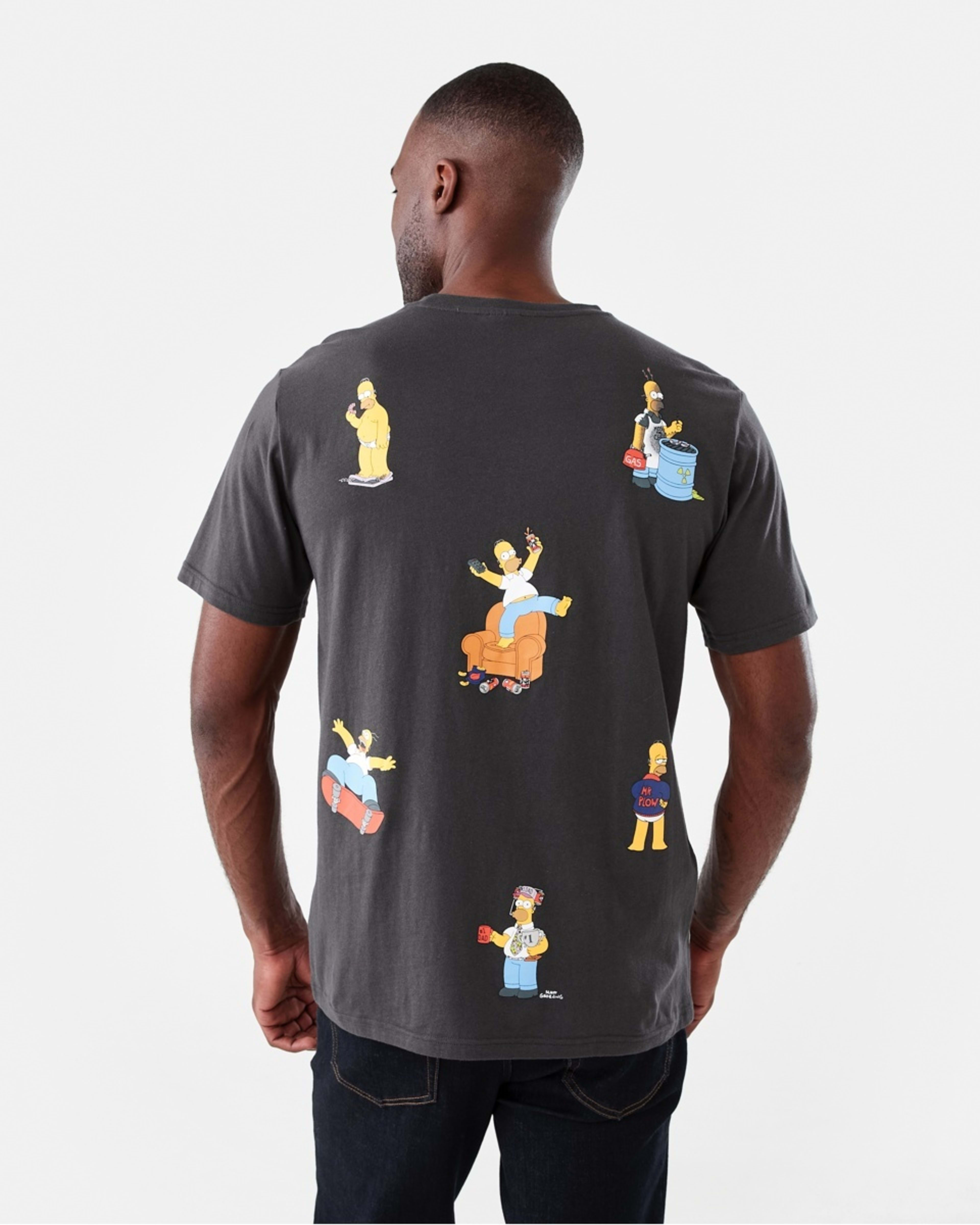 3 Simpsons License T-shirt OYSTER BLACK, 3 of 7