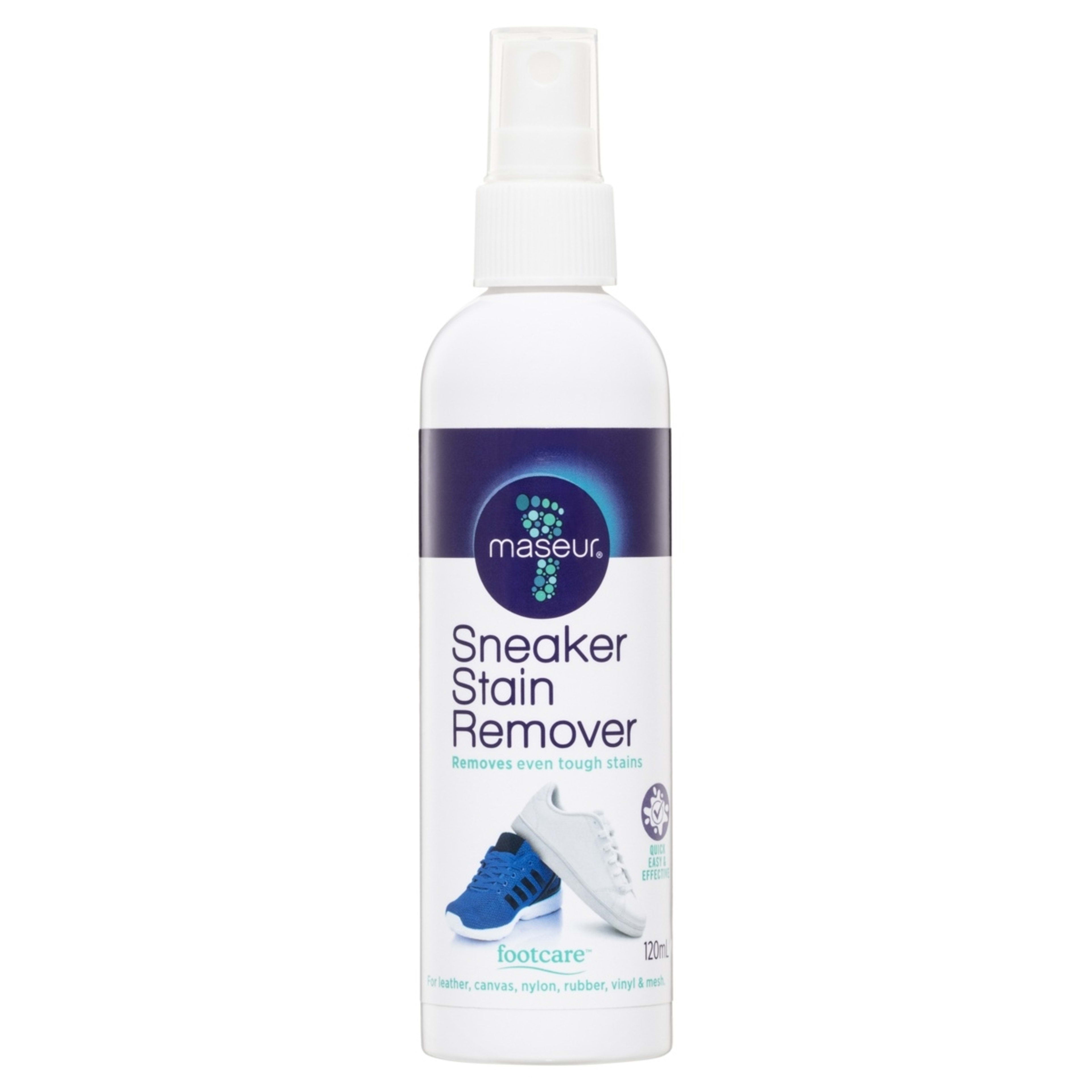 1 Maseur Footcare Sneaker Stain Remover 120ml, 1 of 6