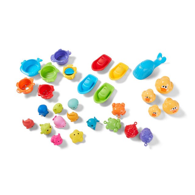 30 Piece Bath Toy Set Kmart