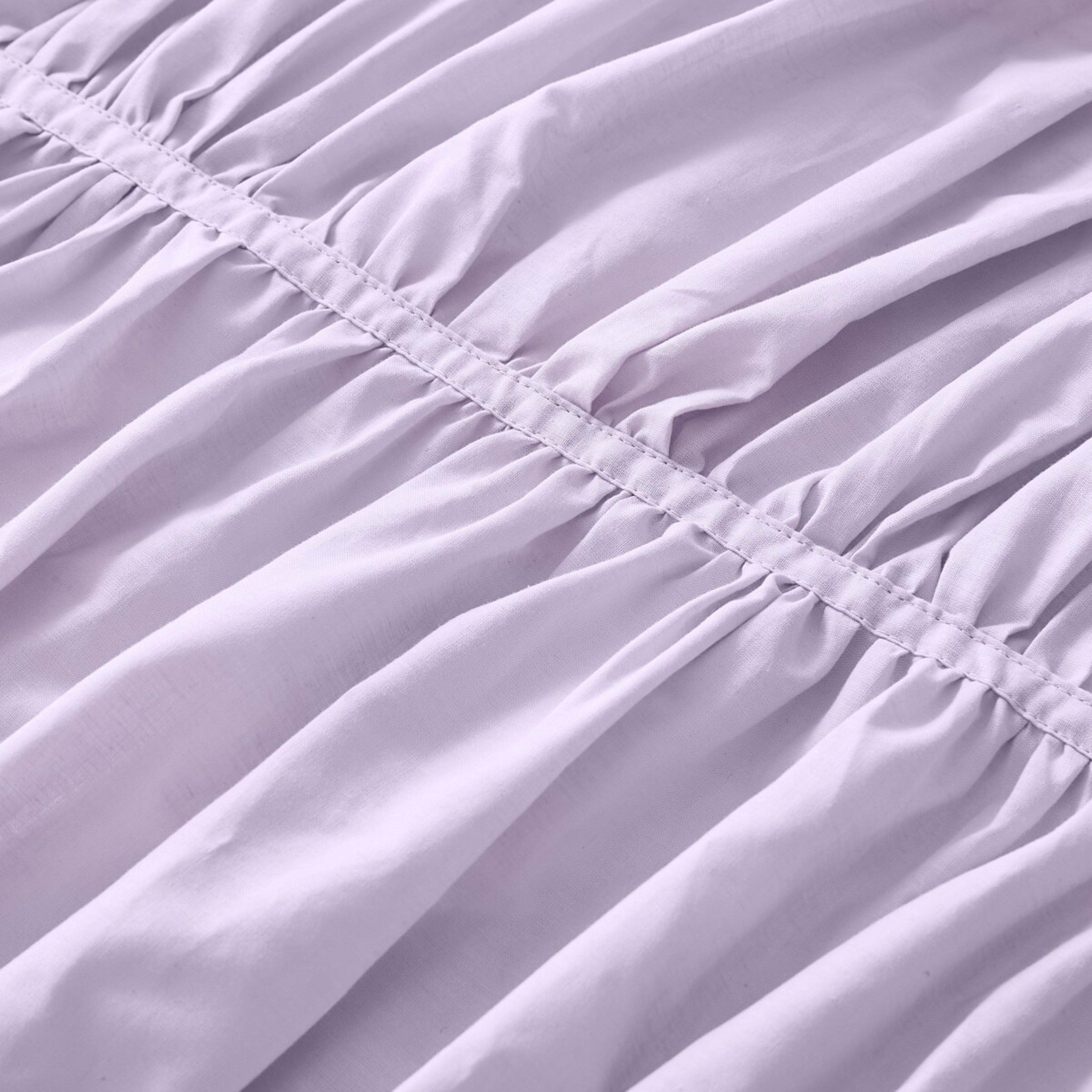 6 Arlo Cotton Quilt Cover Set - Queen Bed, Lilac, 6 of 6
