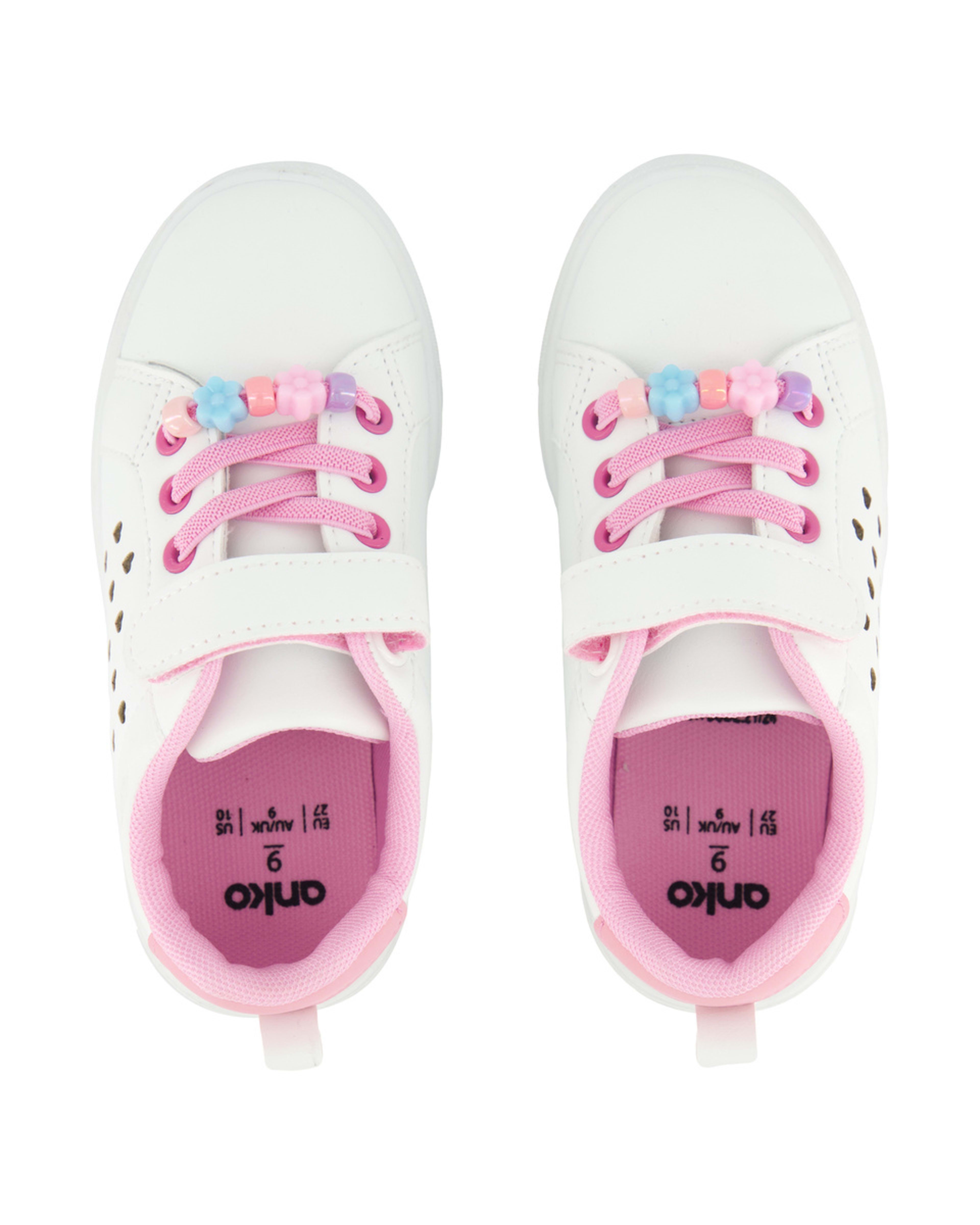 2 Junior Casual Shoes WHITE HEART, 2 of 5