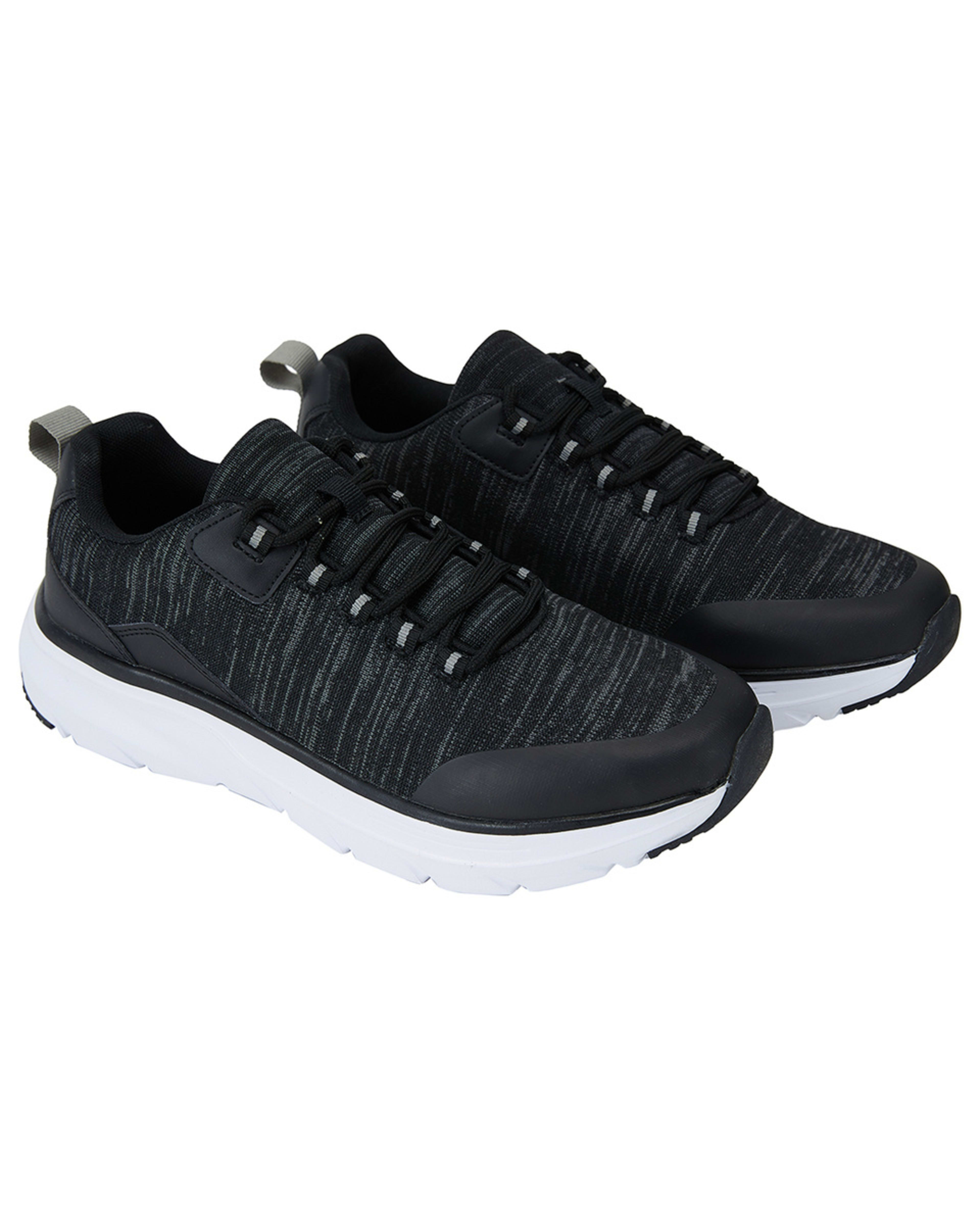 4 Casual Mesh Sneakers Black, 4 of 5