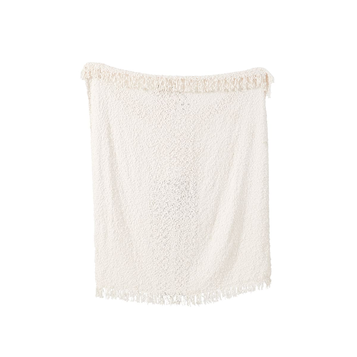 Boucle Throw White Kmart