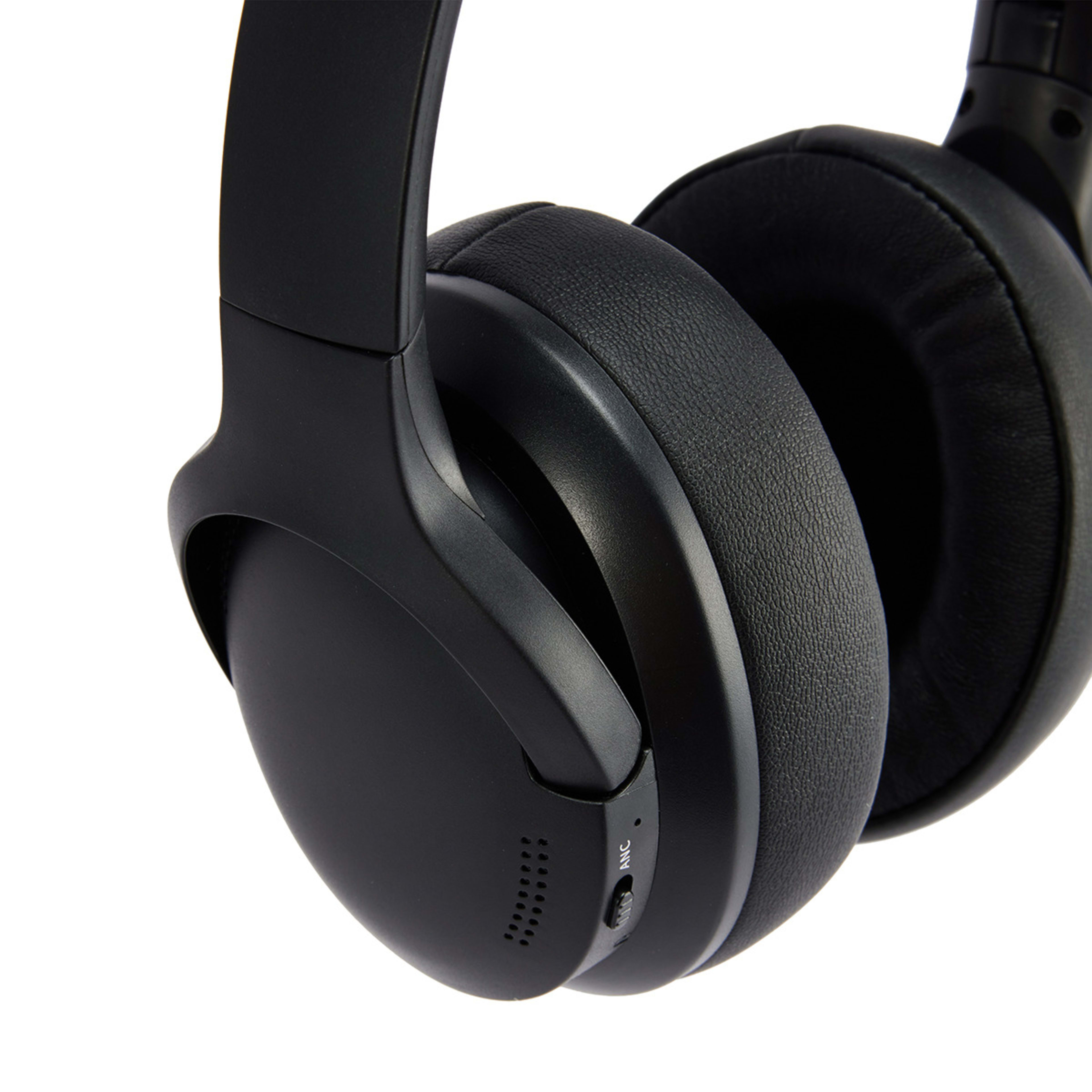 Bluetooth OverEar Noise Cancelling Headphones Black Kmart NZ