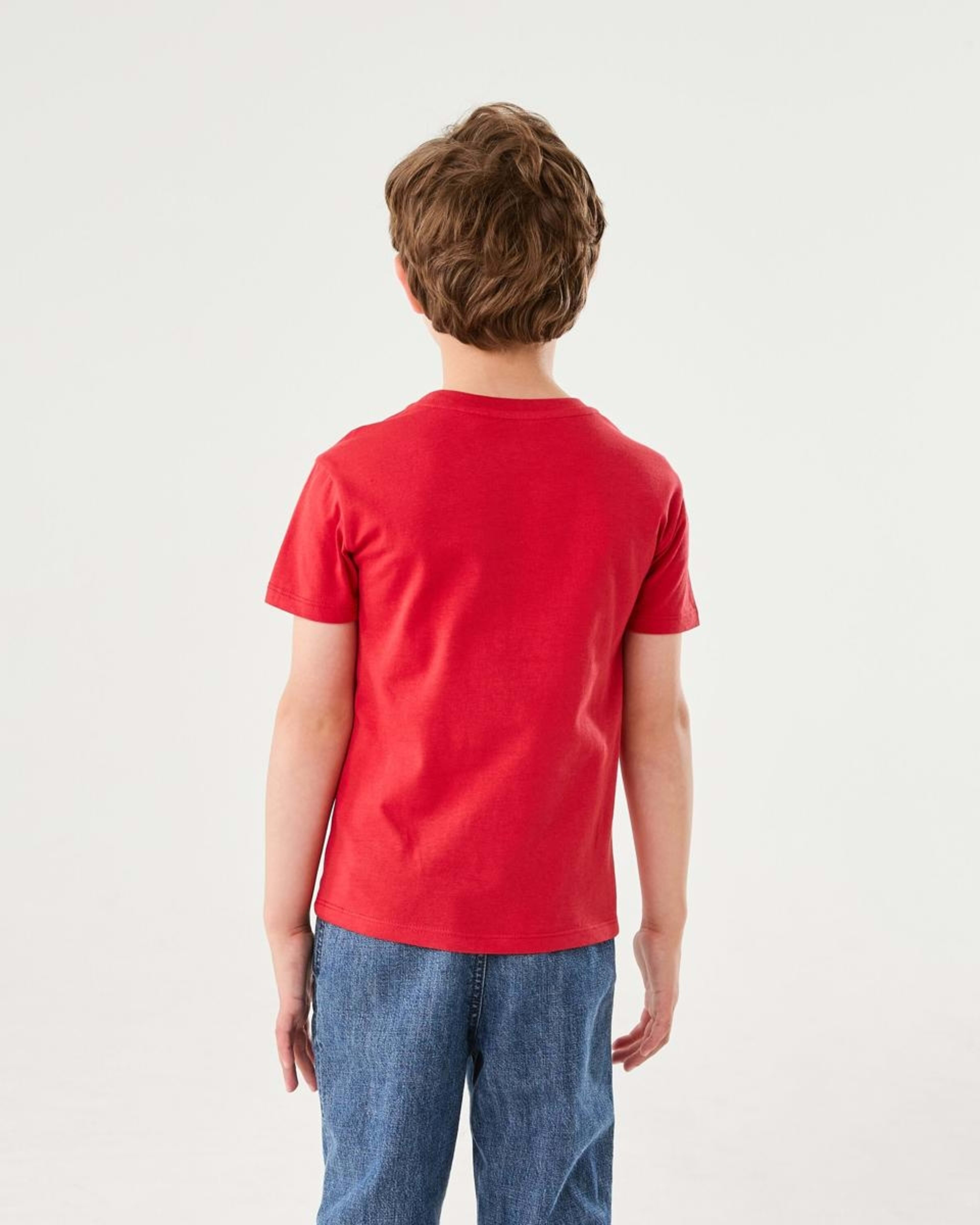 2 Chest Print T-shirt AWESOME VARISTY RED, 2 of 6