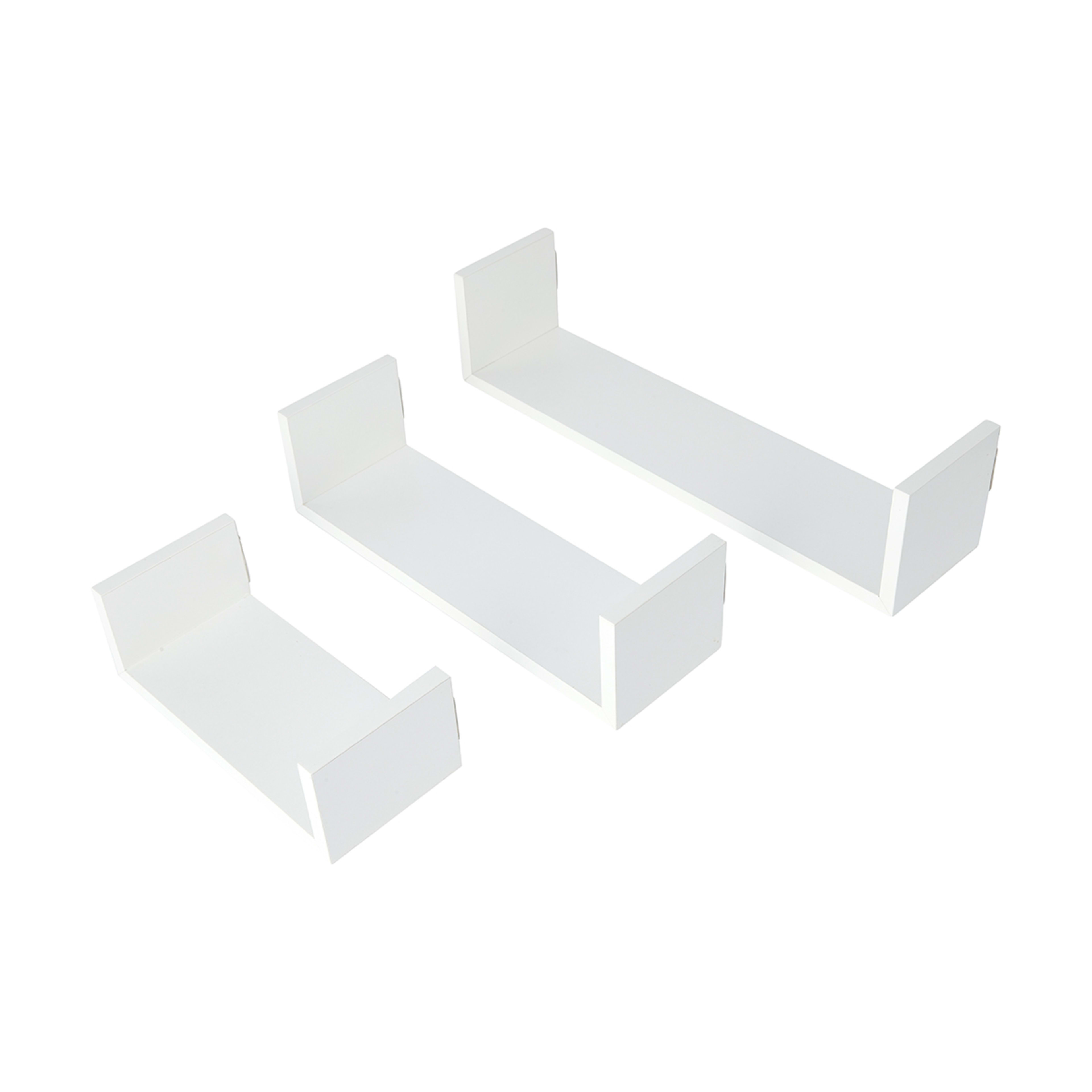 3 Pack White Shelves Kmart