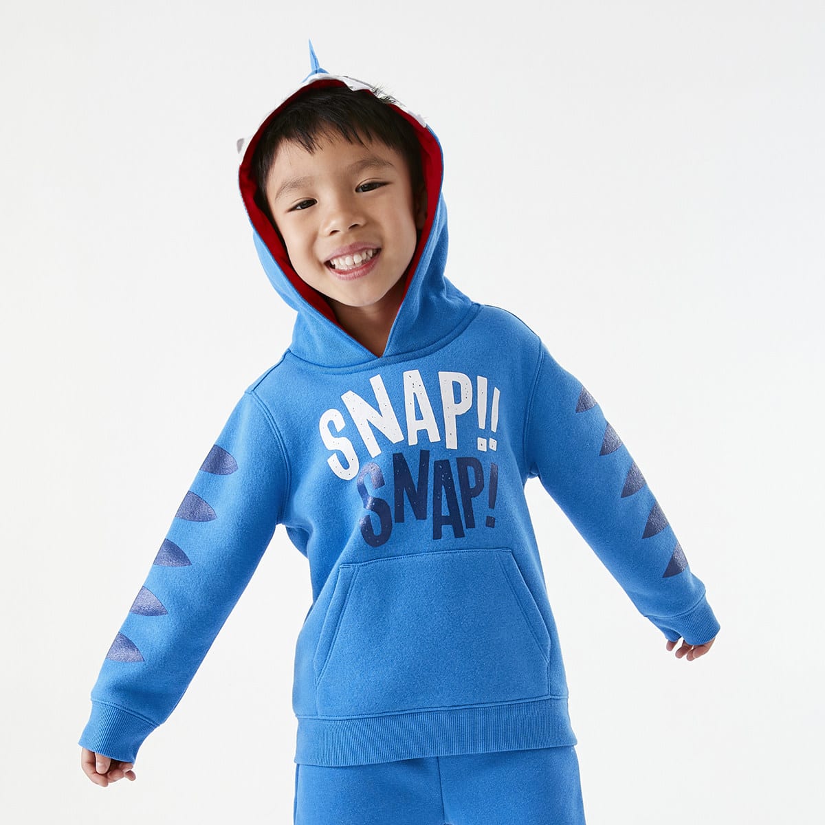 Novelty Shark Pull Over Hoodie