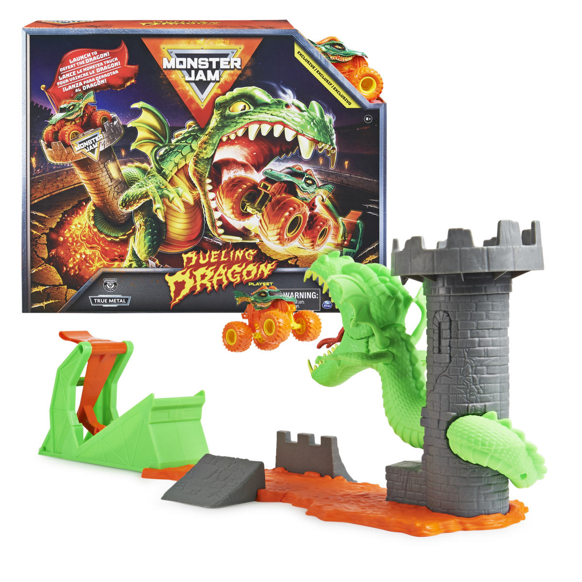 monster jam stunt playset