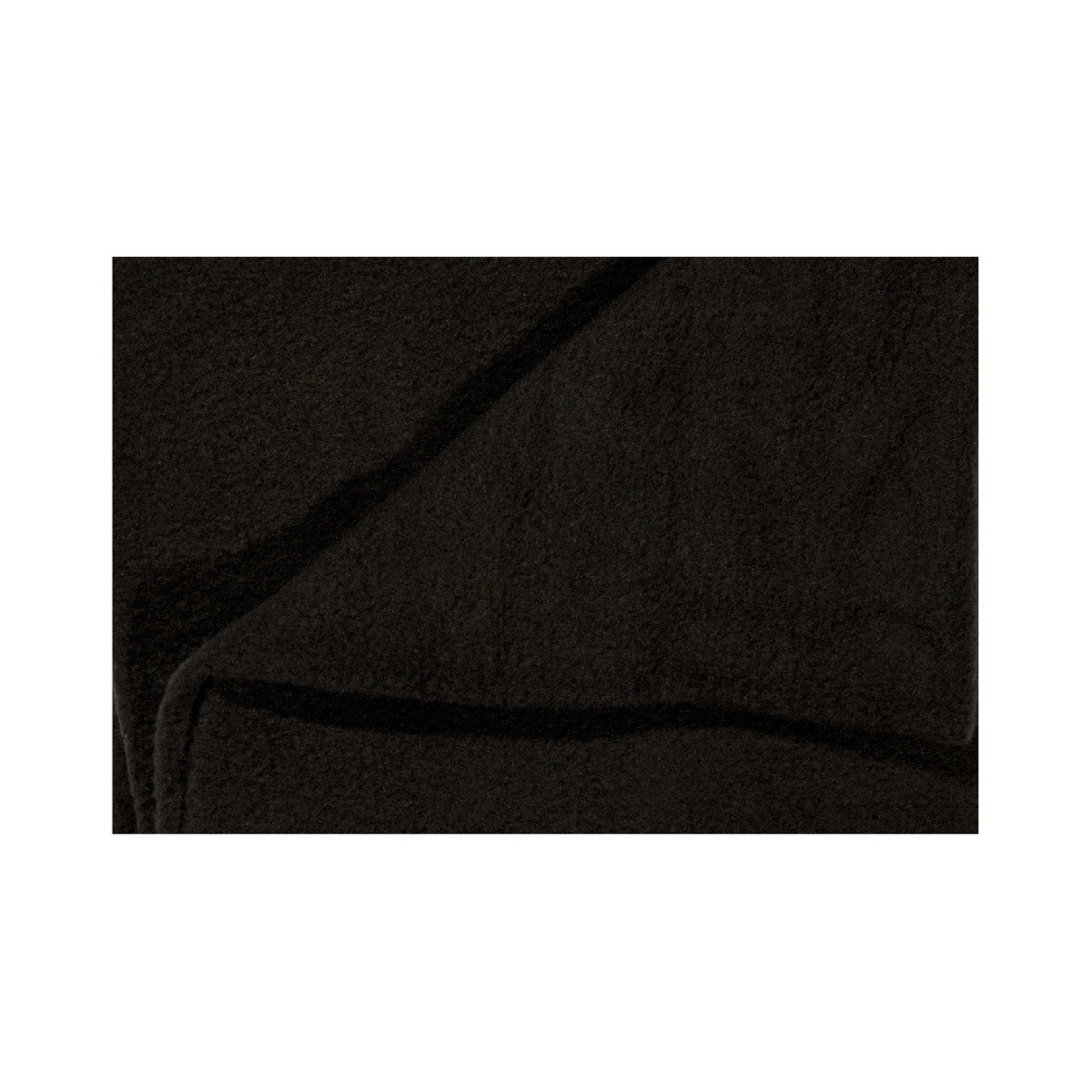 2 Polar Fleece Throw - Black, 2 of 2