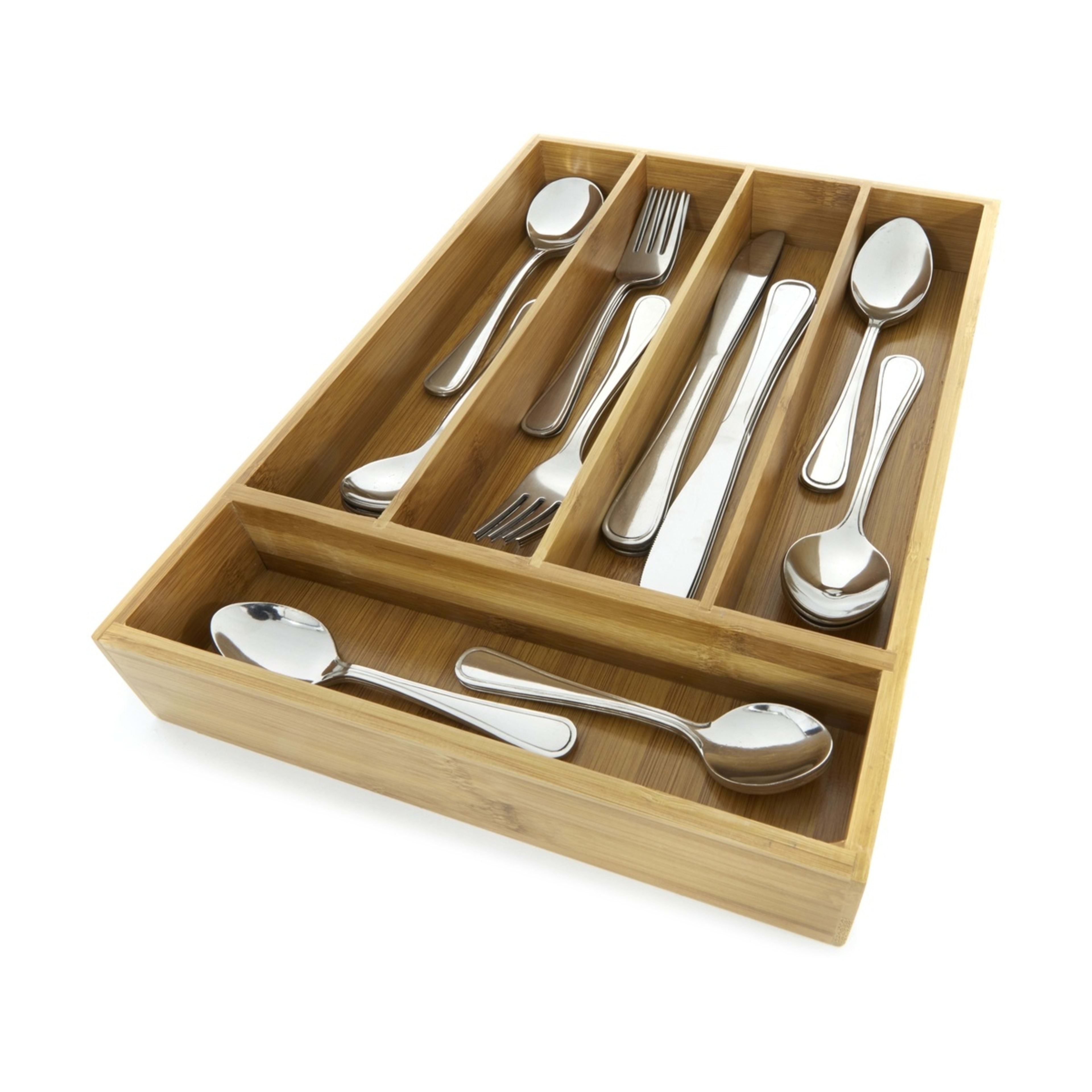 Bamboo Cutlery Tray Kmart NZ