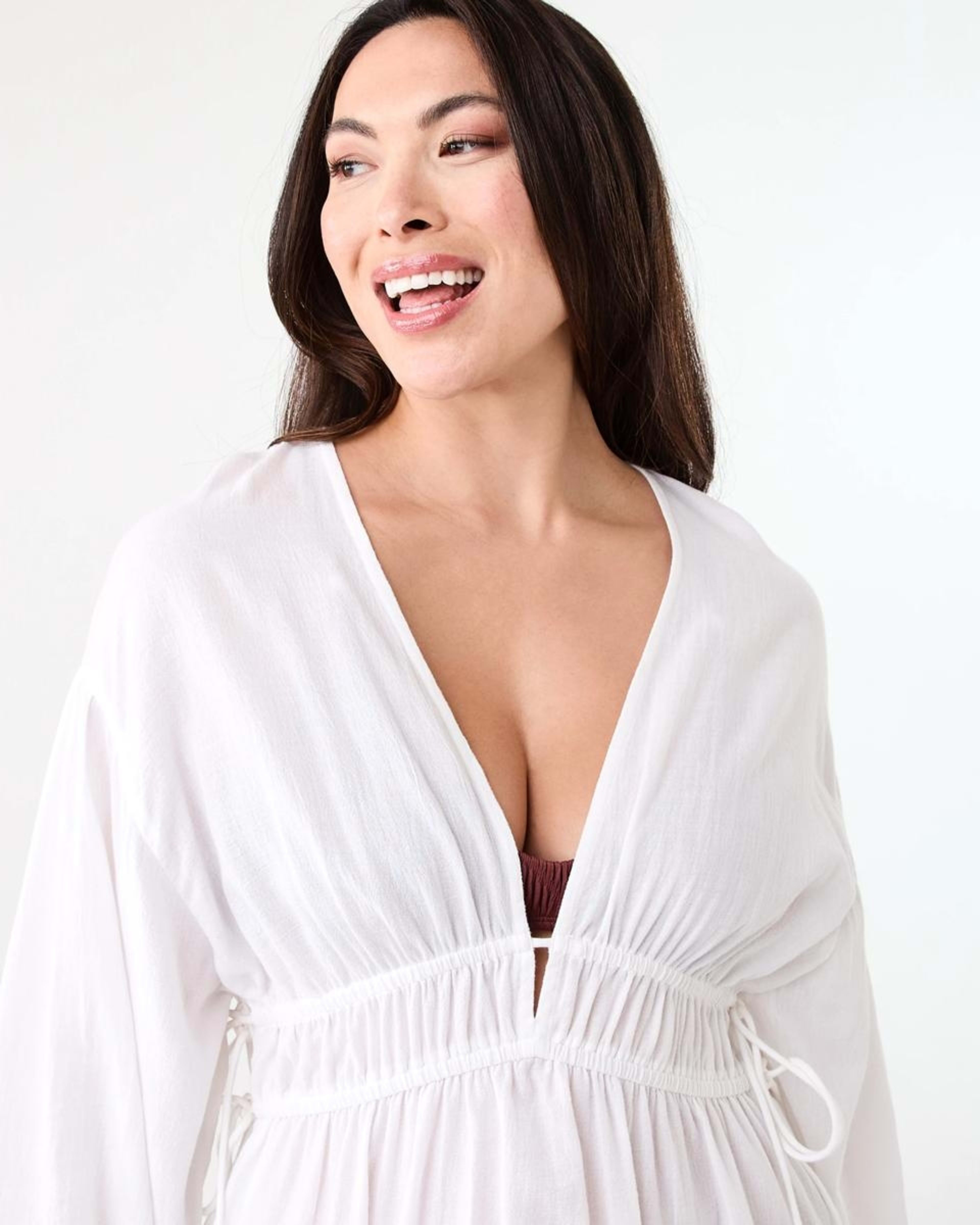 4 Beach Mini Dress WHITE, 4 of 7