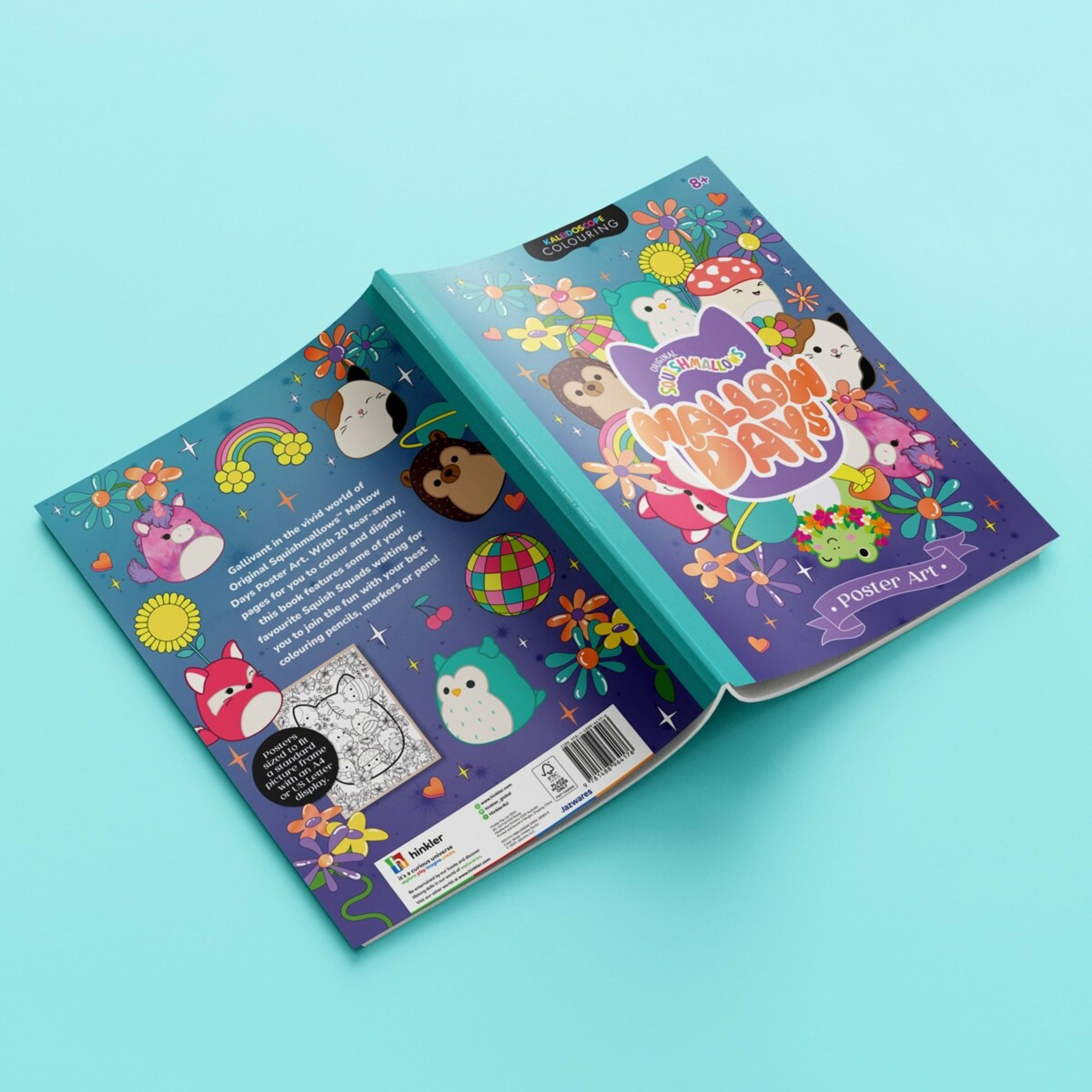 3 Kaleidoscope Colouring Poster Art: Original Squishmallows Mallow Days - Book, 3 of 5