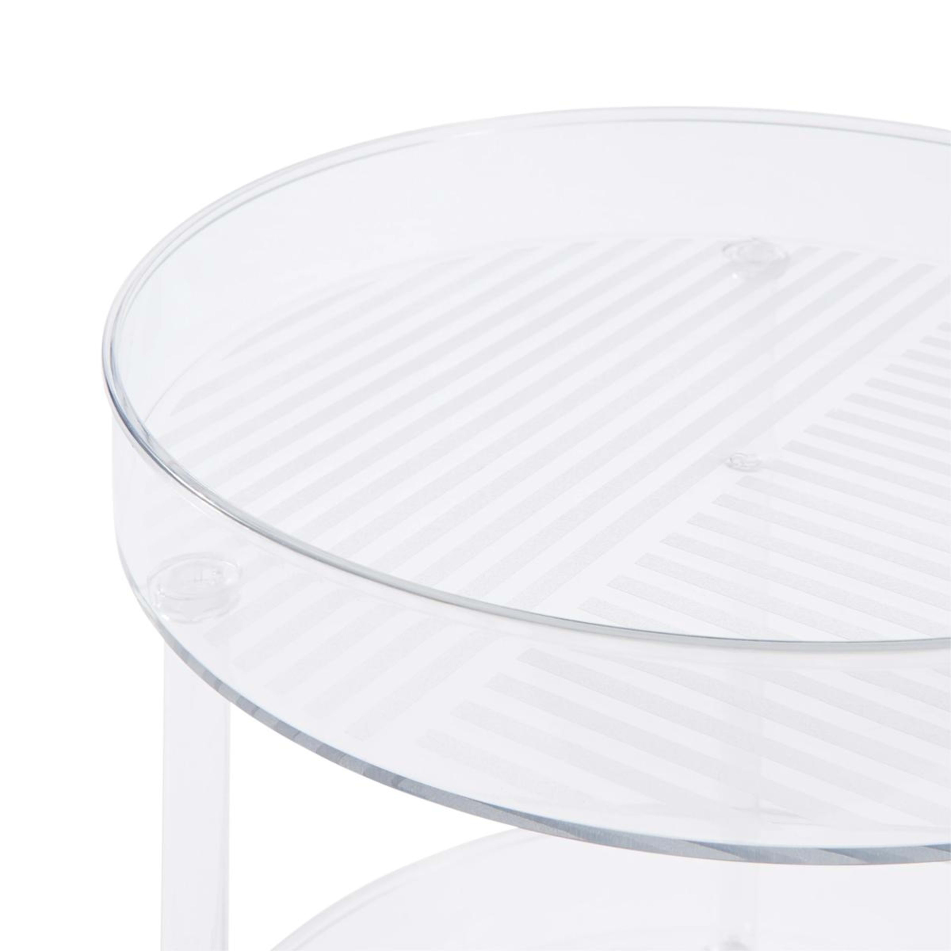 6 Clear 2 Tier Turntable, 6 of 9