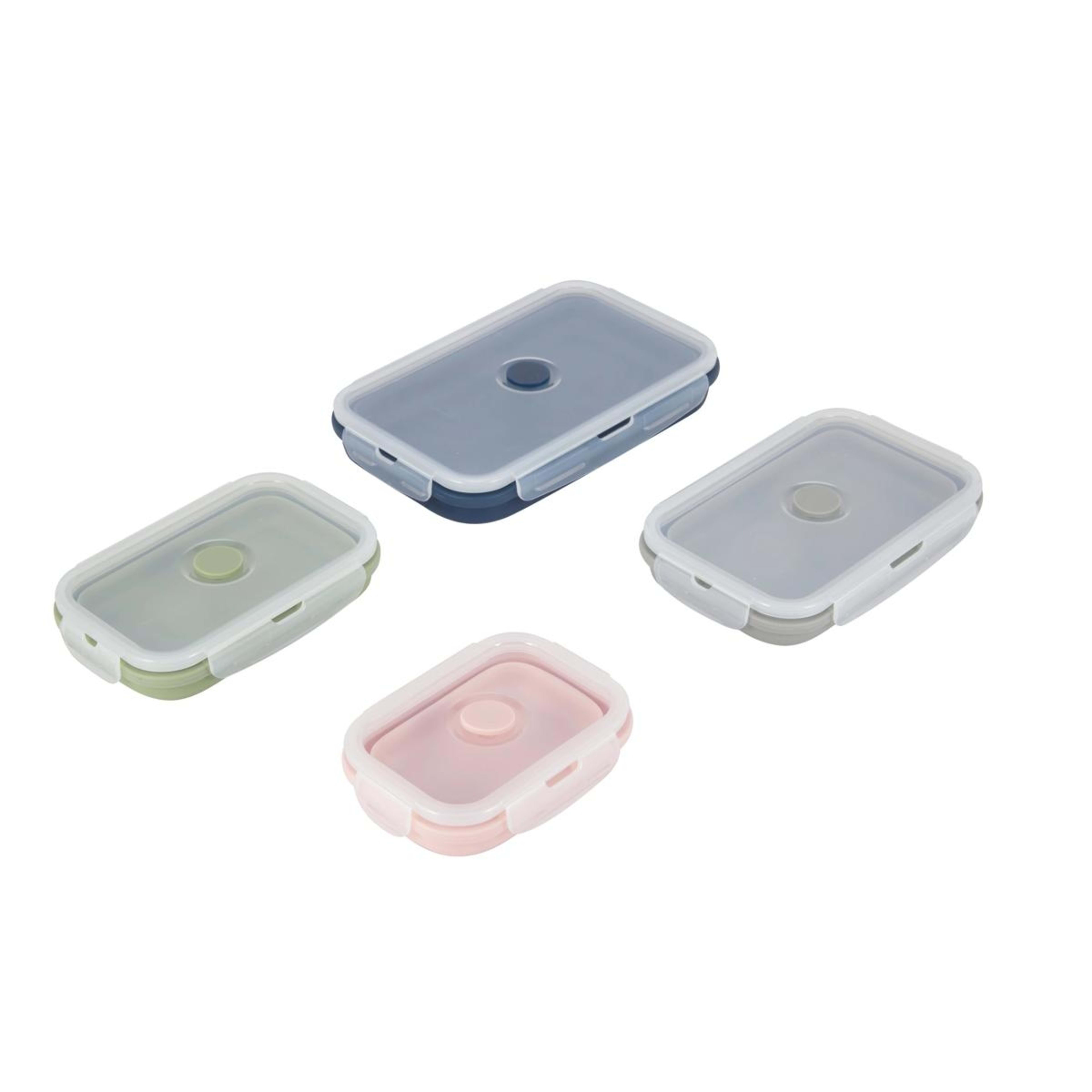 8 4 Piece Silicone Collapsible Container, 8 of 10