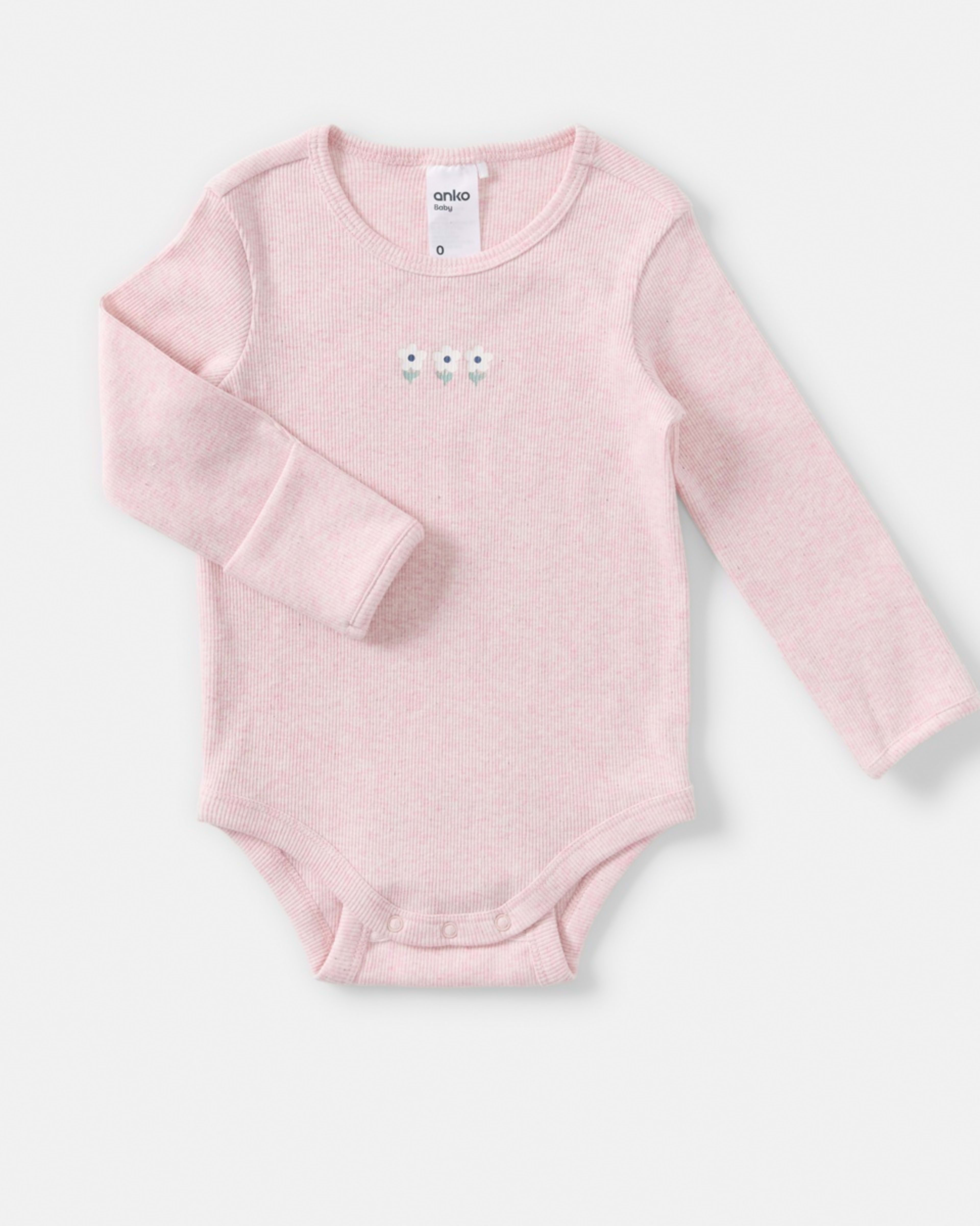 3 Grow With Me Rib Set Pink Floral Set, 3 of 6