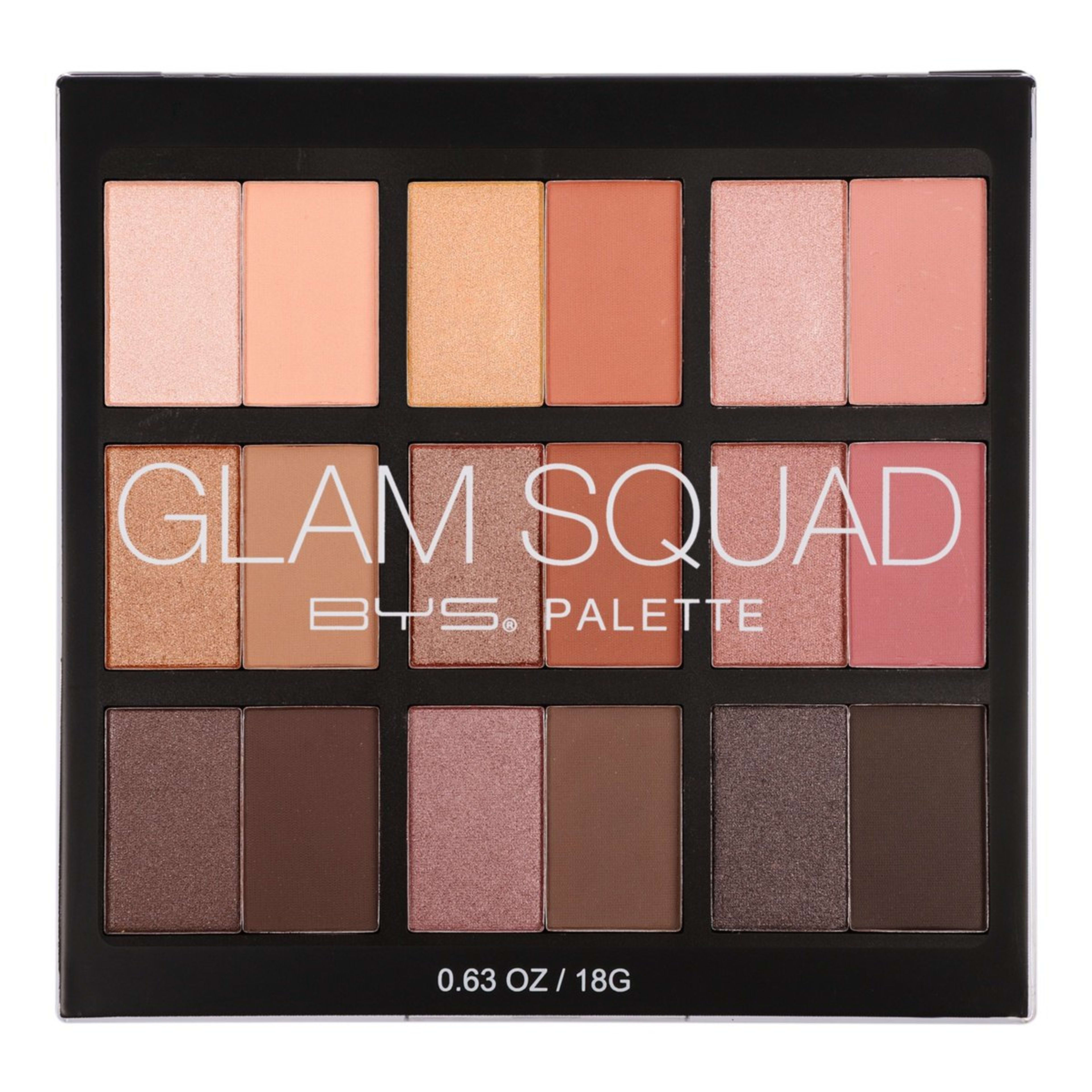 1 BYS 18 Shades Eyeshadow Palette - Glam Squad