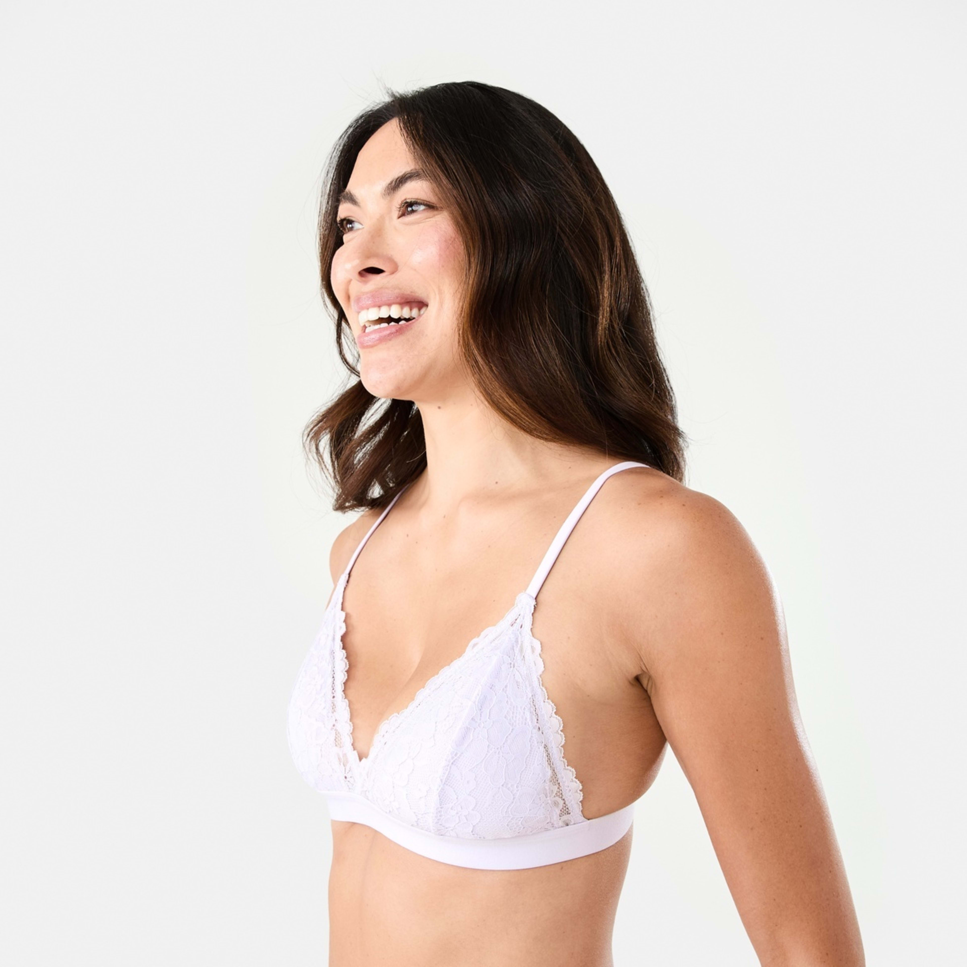 2 Co-ordinated Lace & Satin Bralette Lily Laven, 2 of 7