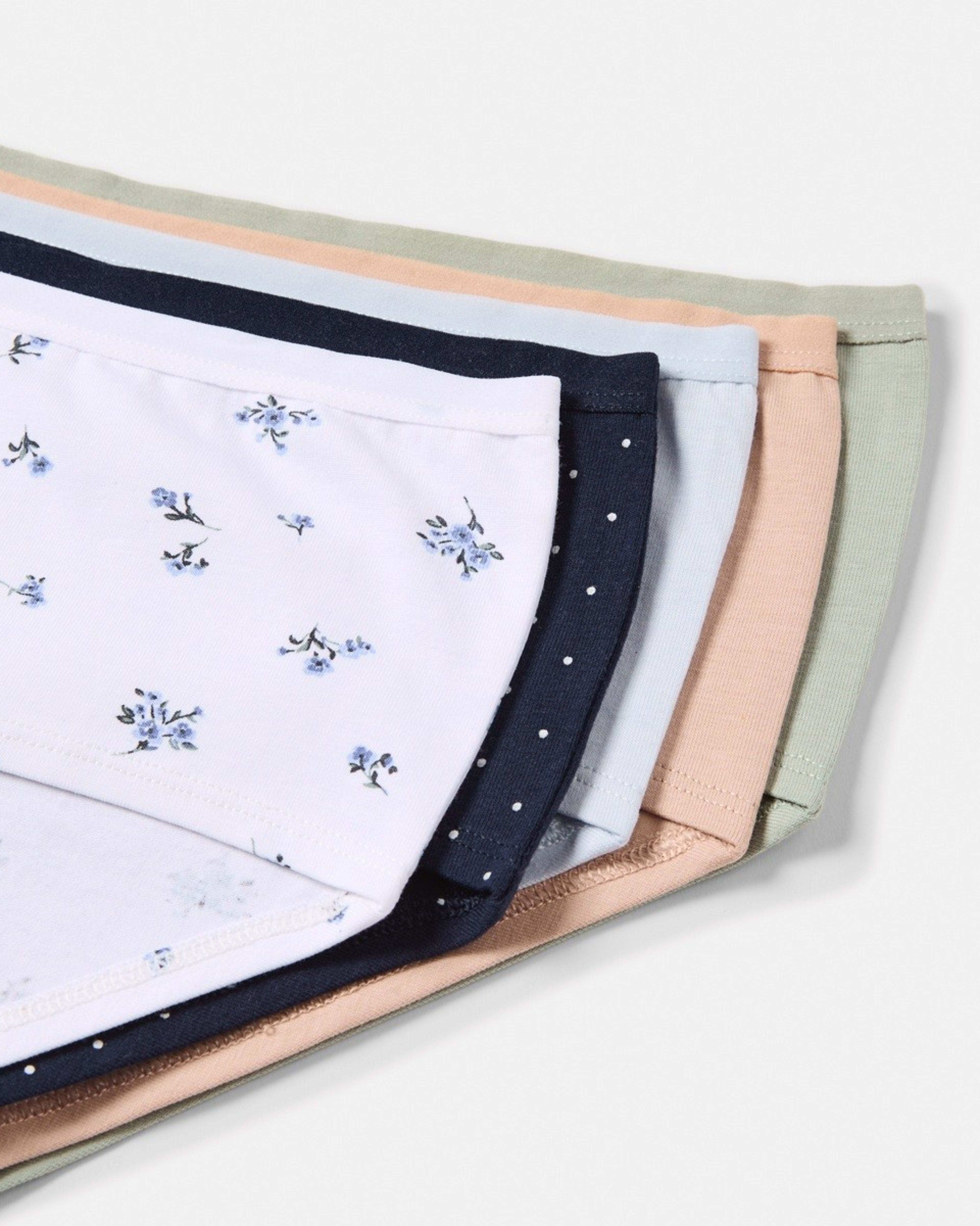 2 5 Pack Boyleg Briefs NAVY SPOT, 2 of 9
