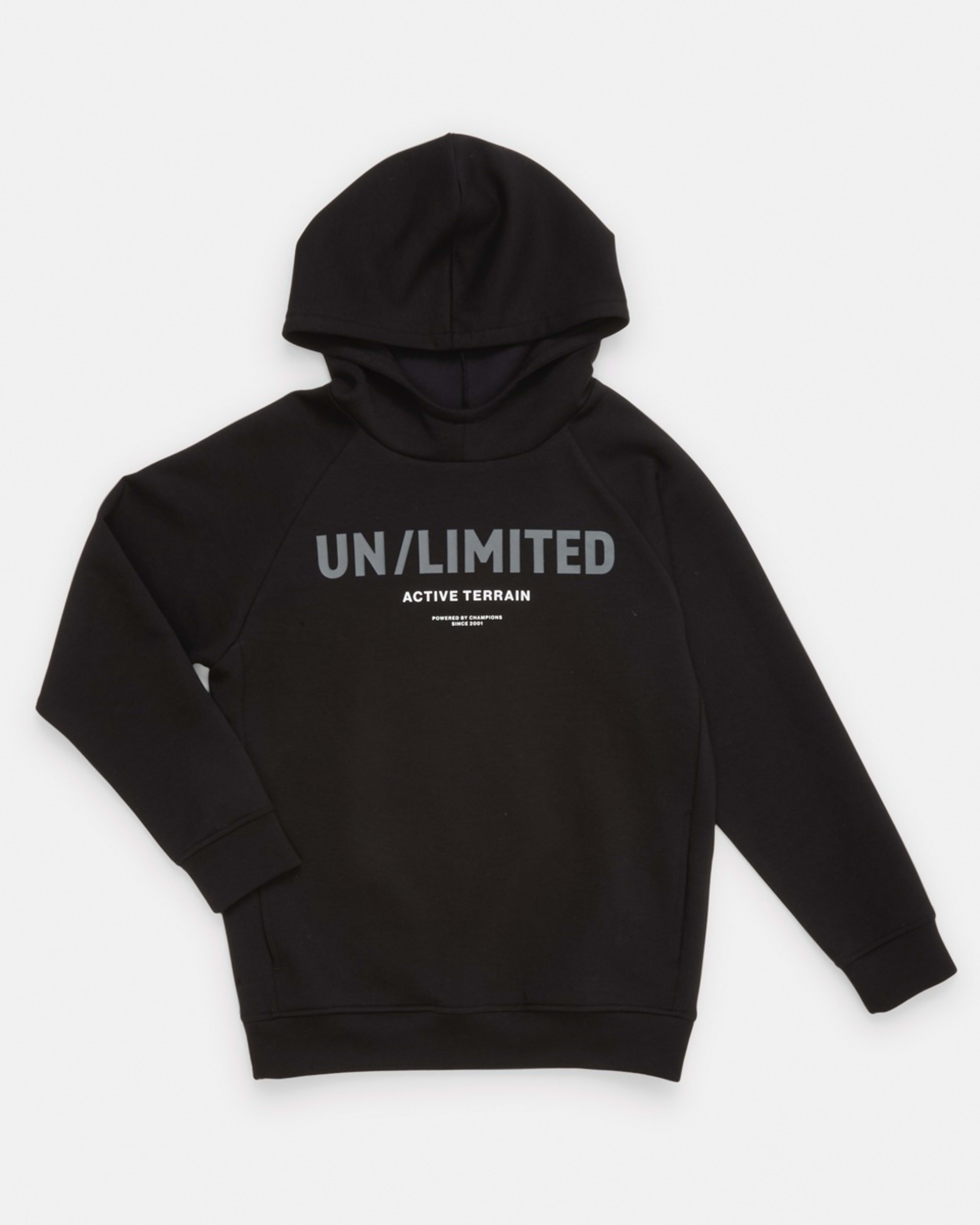 8 Active Kids Print Hoodie Unlimited Terrain Black, 8 of 9