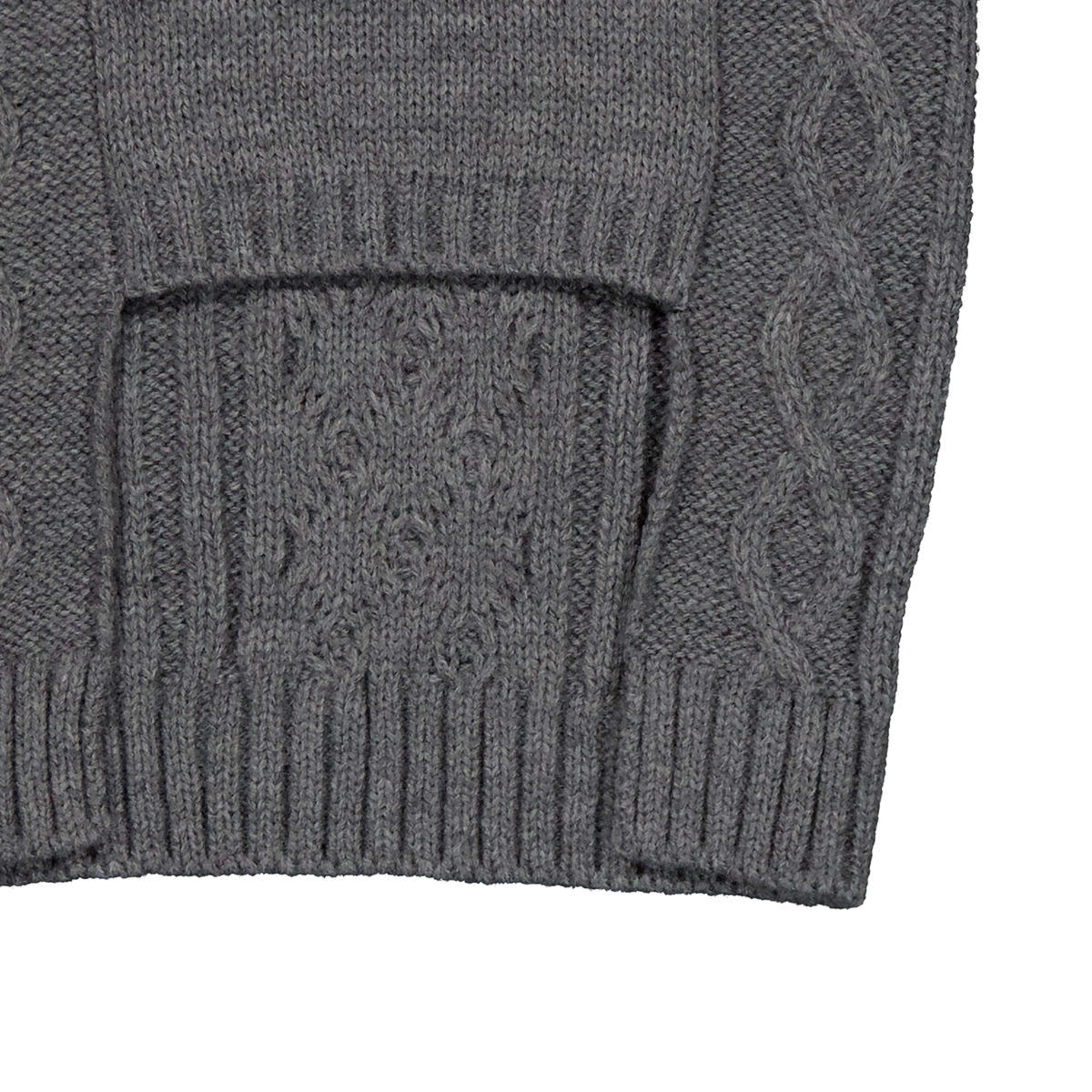 Pet Cable Knit Jumper Medium, Grey Kmart NZ