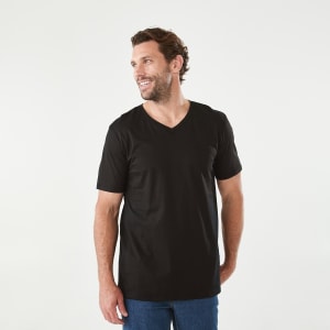 Plain V-Neck T-s