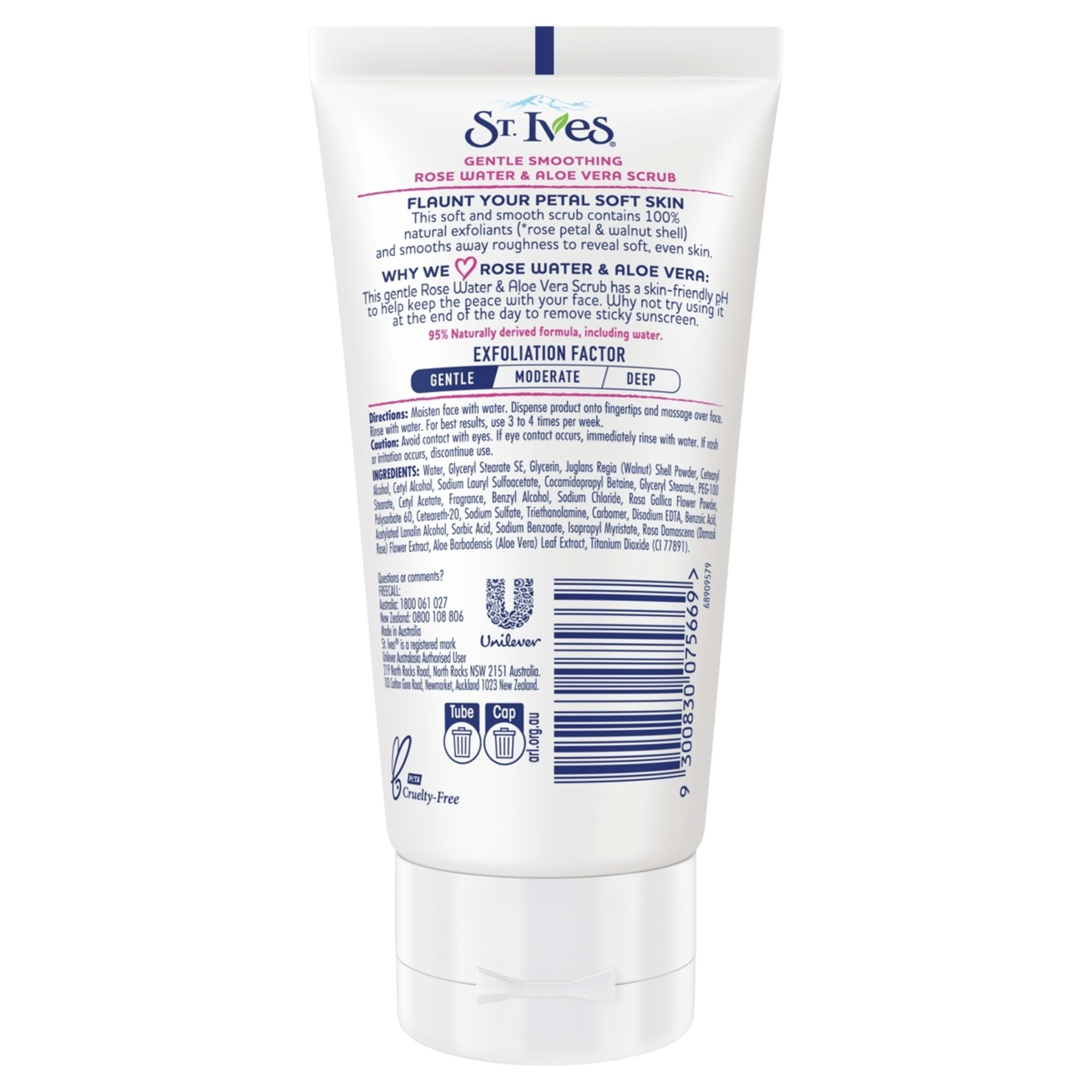 2 St. Ives Gentle Smoothing Face Scrub 150ml - Rose Water and Aloe Vera, 2 of 6