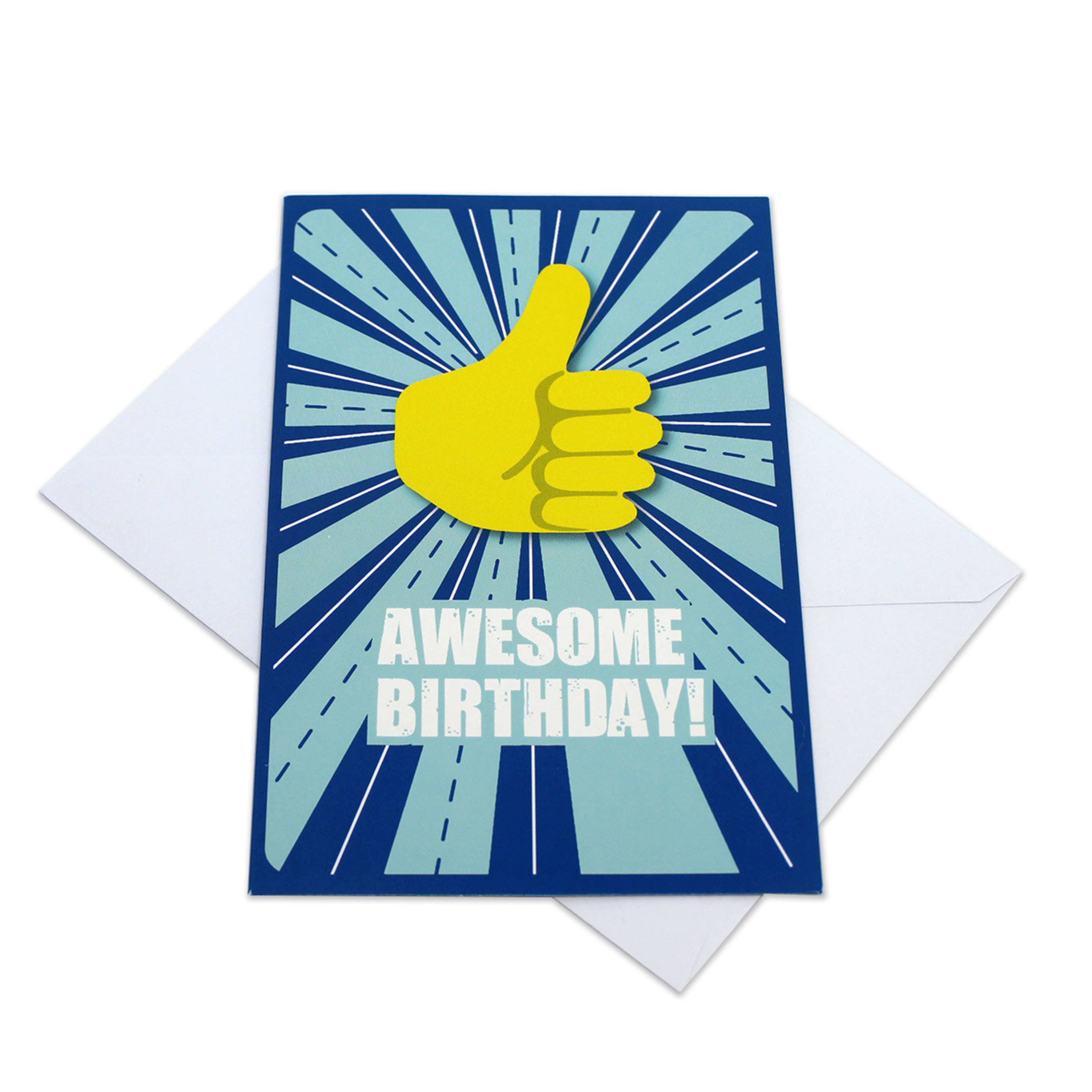 1 Hallmark Birthday Card for Him - Awesome