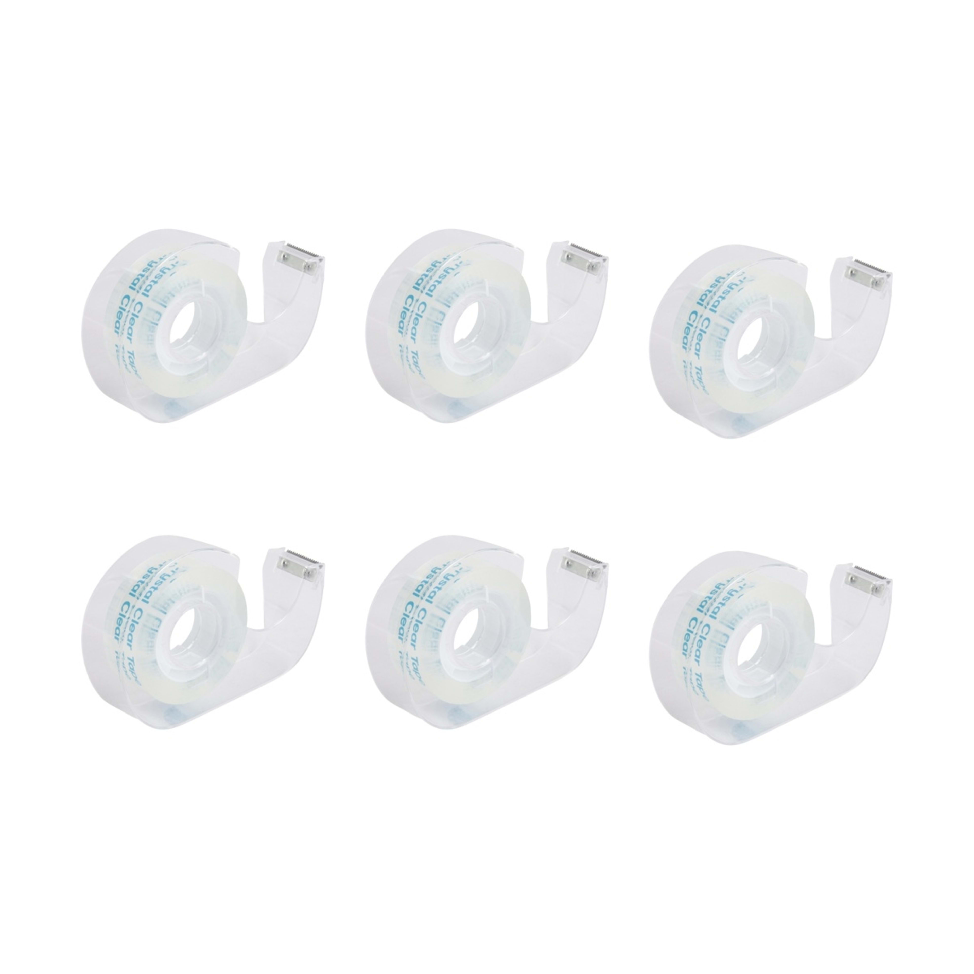 1 6 Pack Tape Dispensers, 1 of 6
