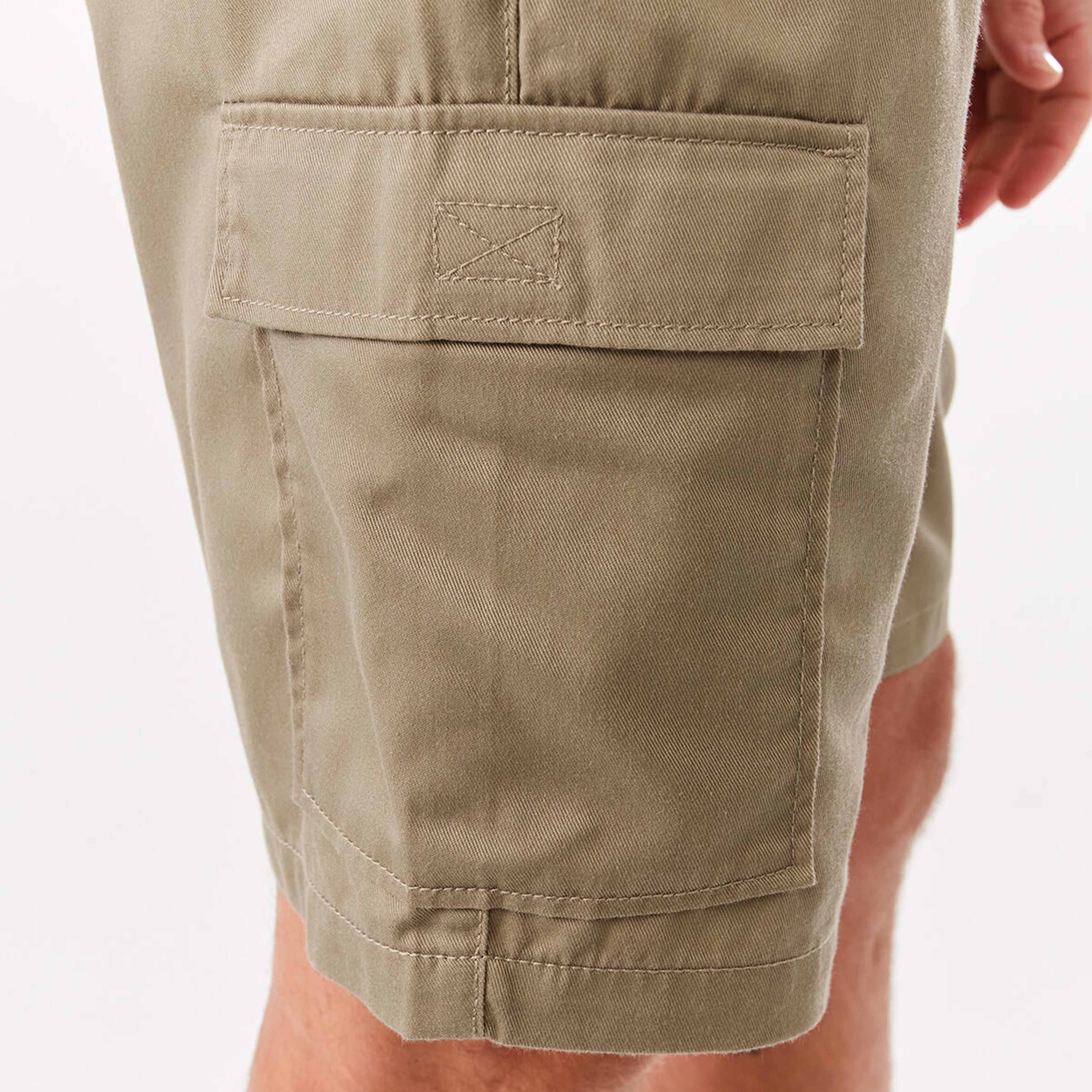 6 Elastic Waist Cargo Shorts Bge Elm, 6 of 7