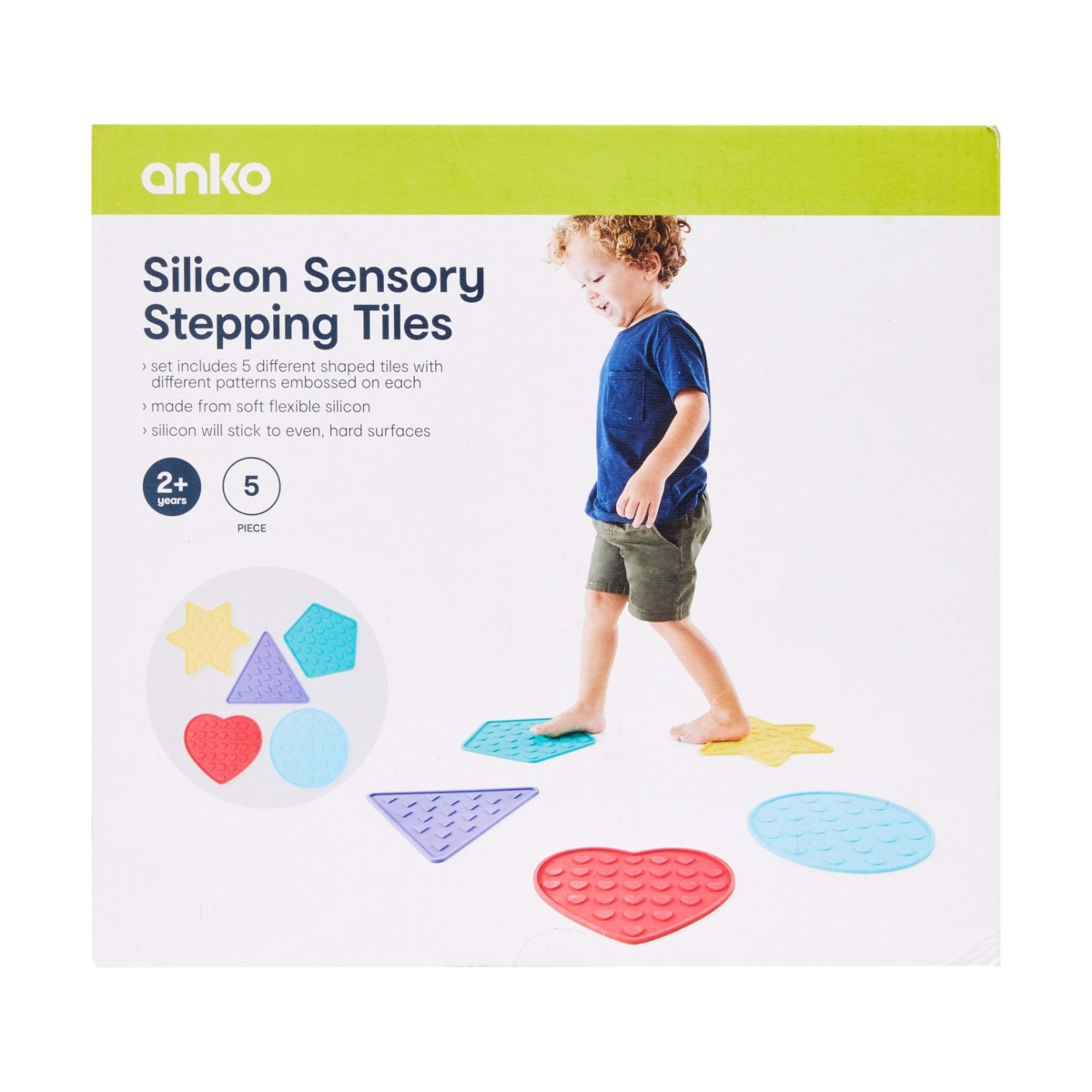 10 5 Piece Silicon Sensory Stepping Tiles, 10 of 10