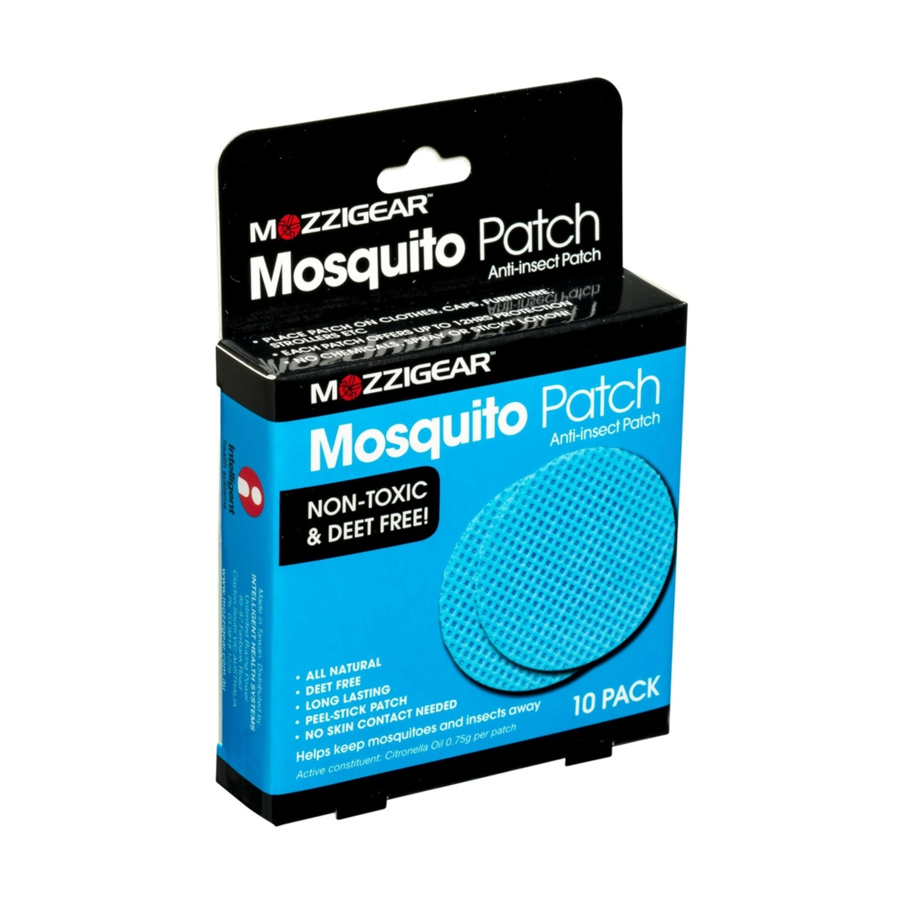 1 Mozzigear Mosquito Patch - Pack of 10
