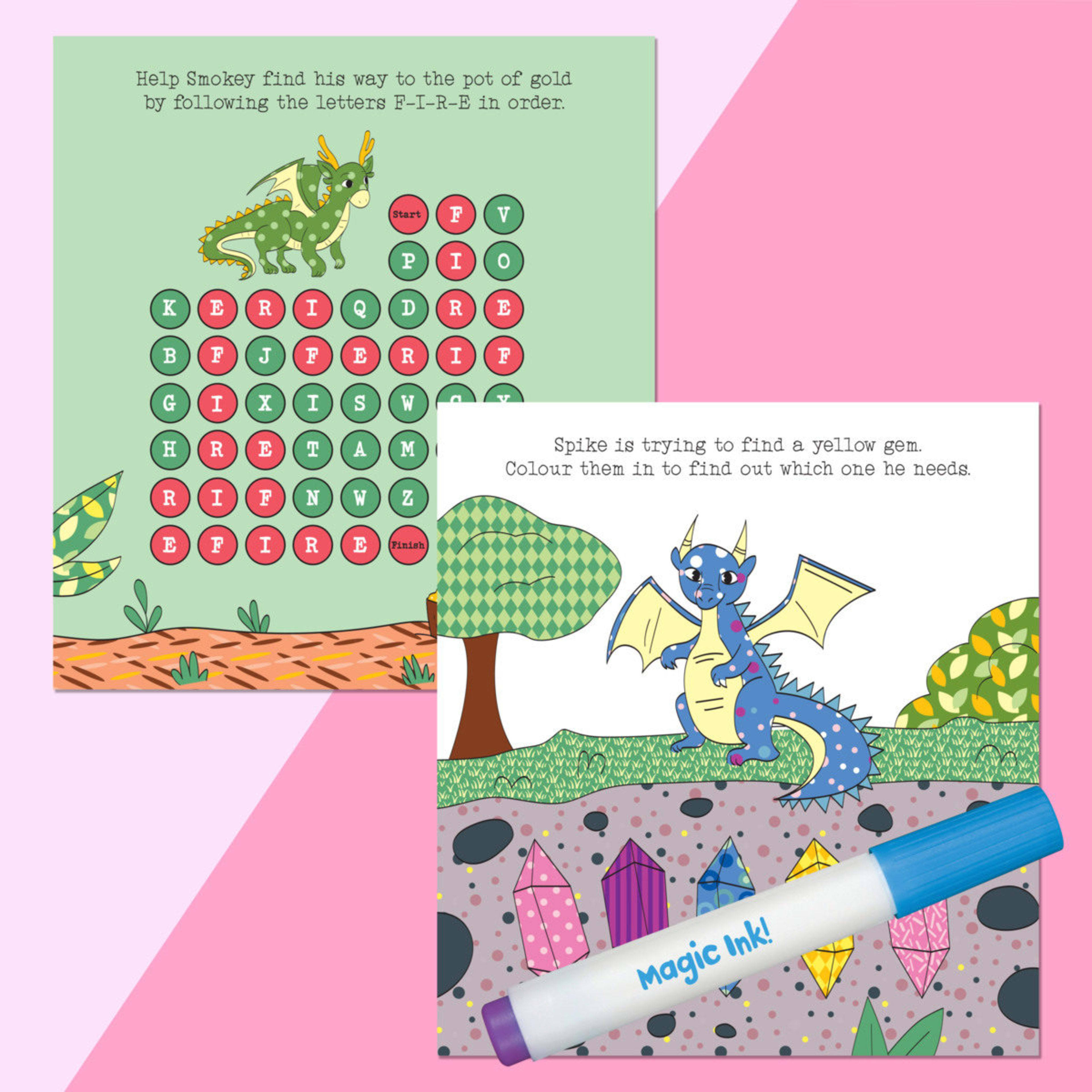3 INKredibles Magic Reveal! Dragon Dreams Activity Kit - Book, 3 of 4