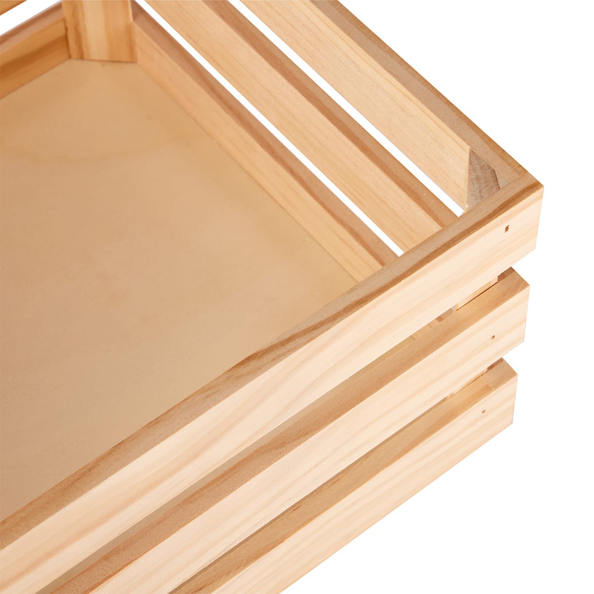 Medium Wooden Crate Kmart