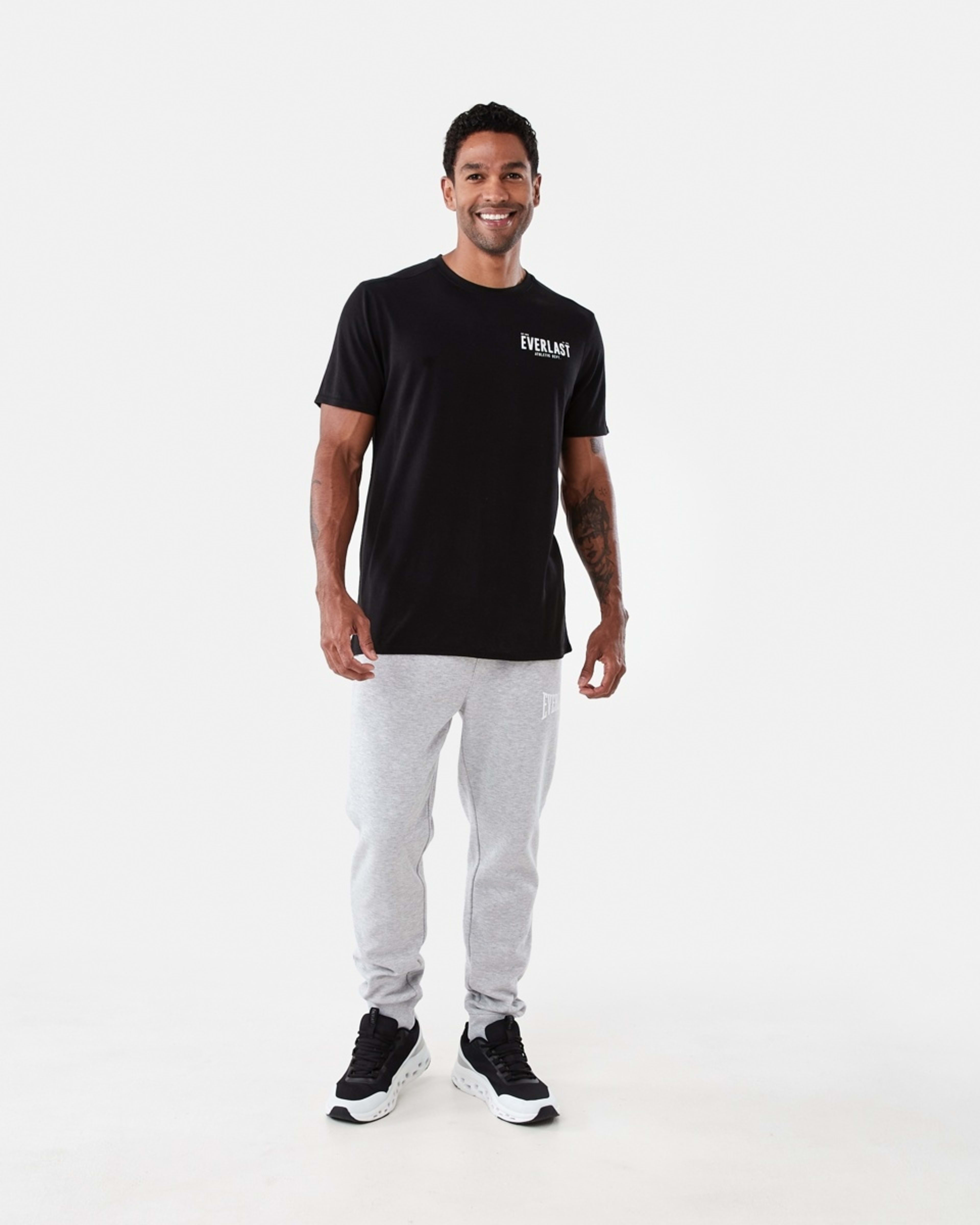 7 Everlast Mens Mesh T-shirt Black, 7 of 7