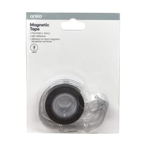 J.Burrows Magnetic Tape 15mm x 3m Black