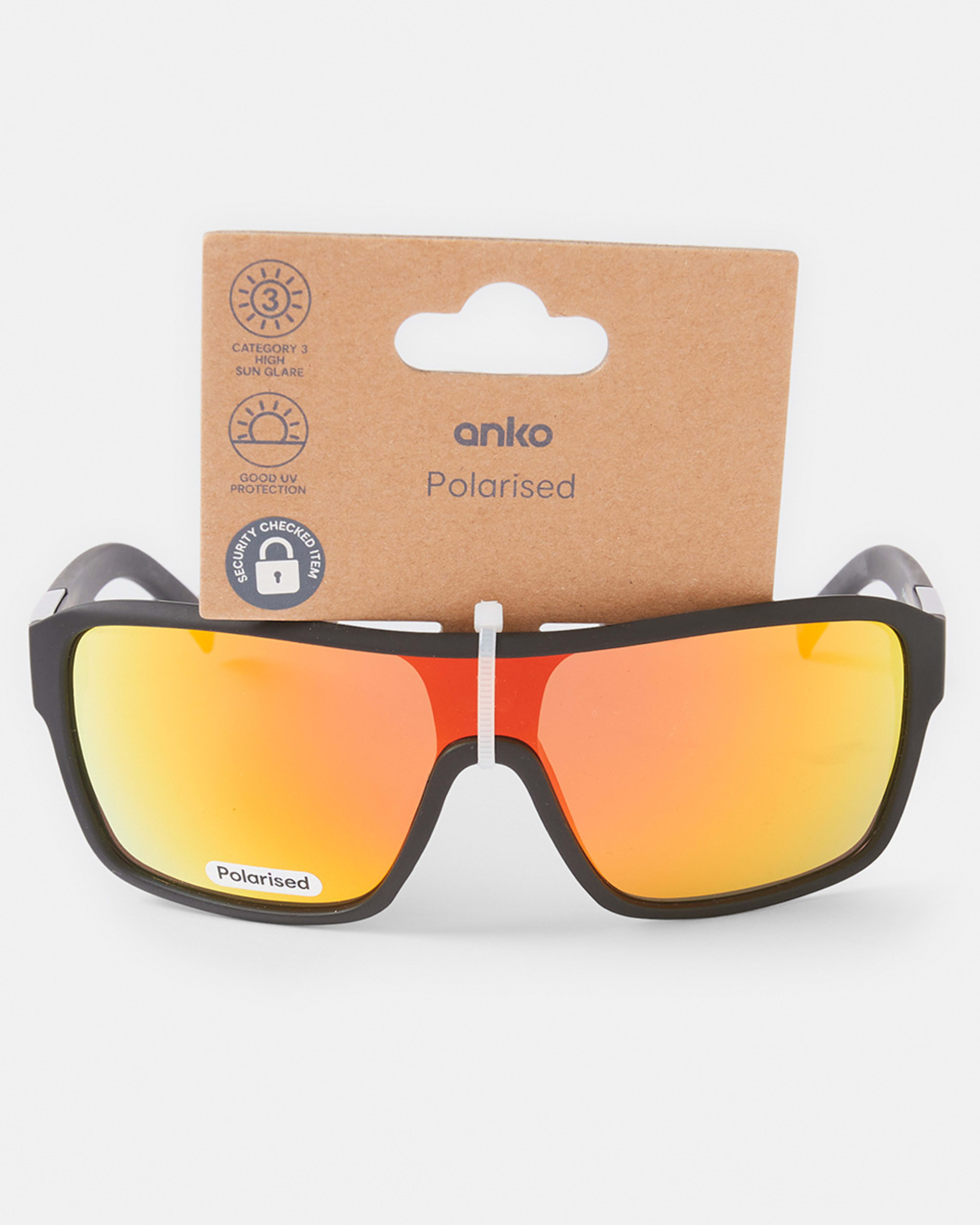 6 Jackeroo D-Frame Sunglasses Black, 6 of 6