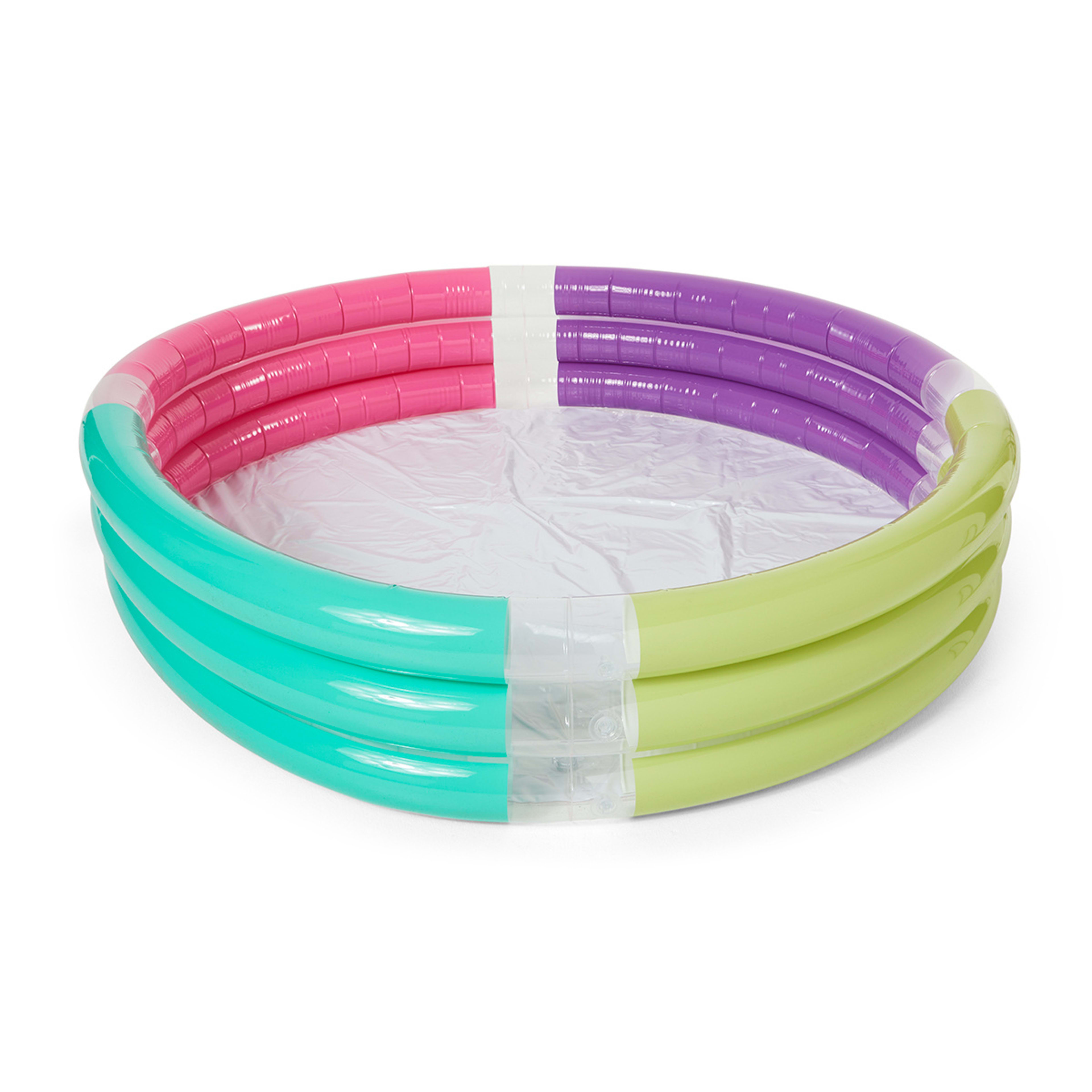 Inflatable 3 Ring Pool Colour Panel Kmart