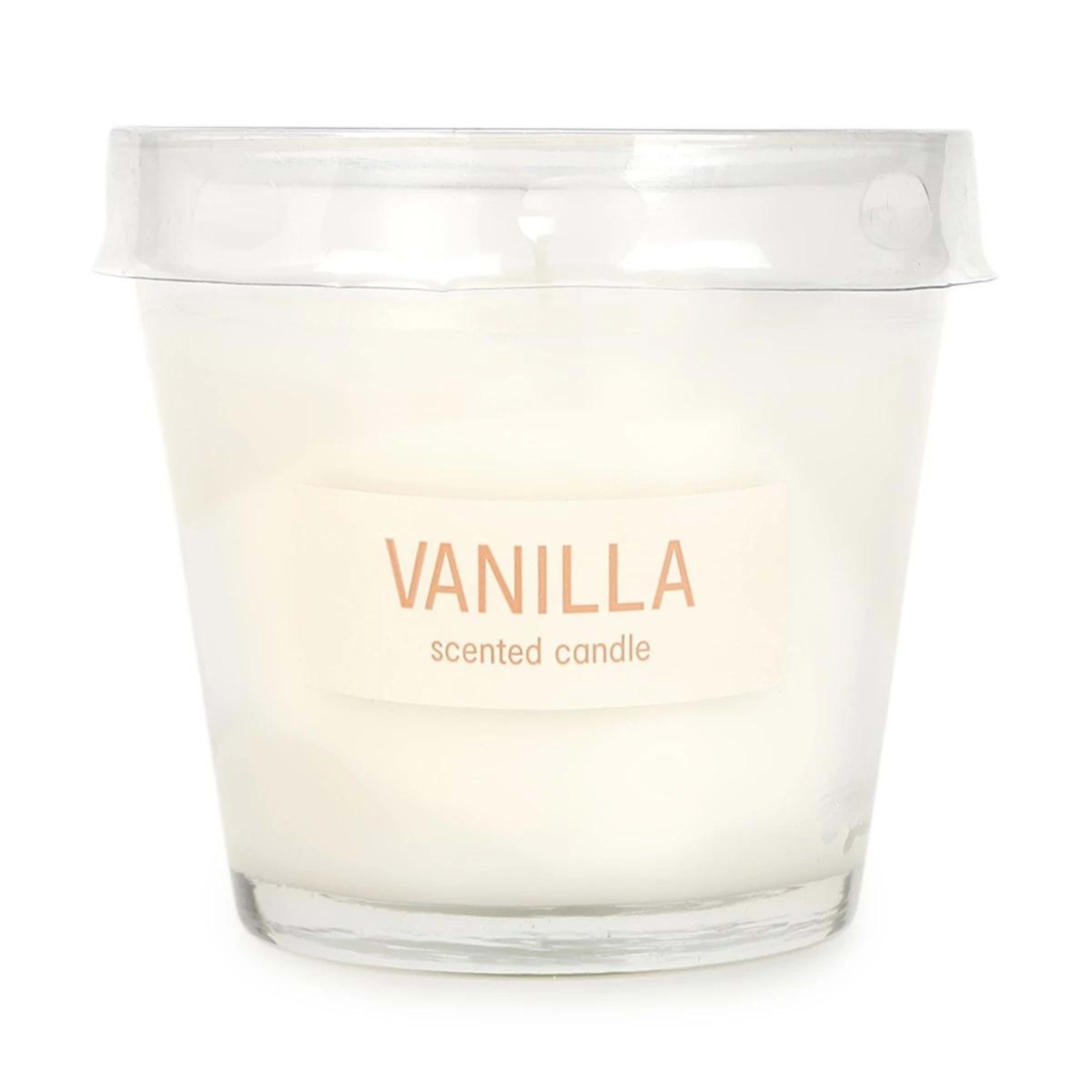 4 Vanilla and Jasmine Fragrant Candle In Glass, 4 of 4