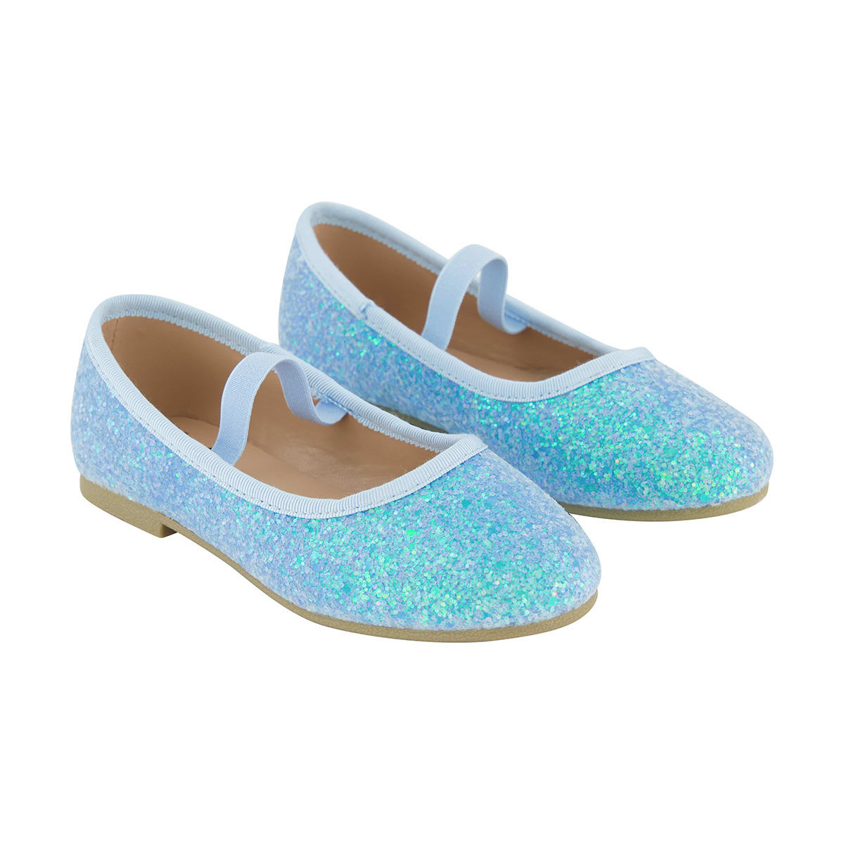 Junior Glitter Flats - Kmart