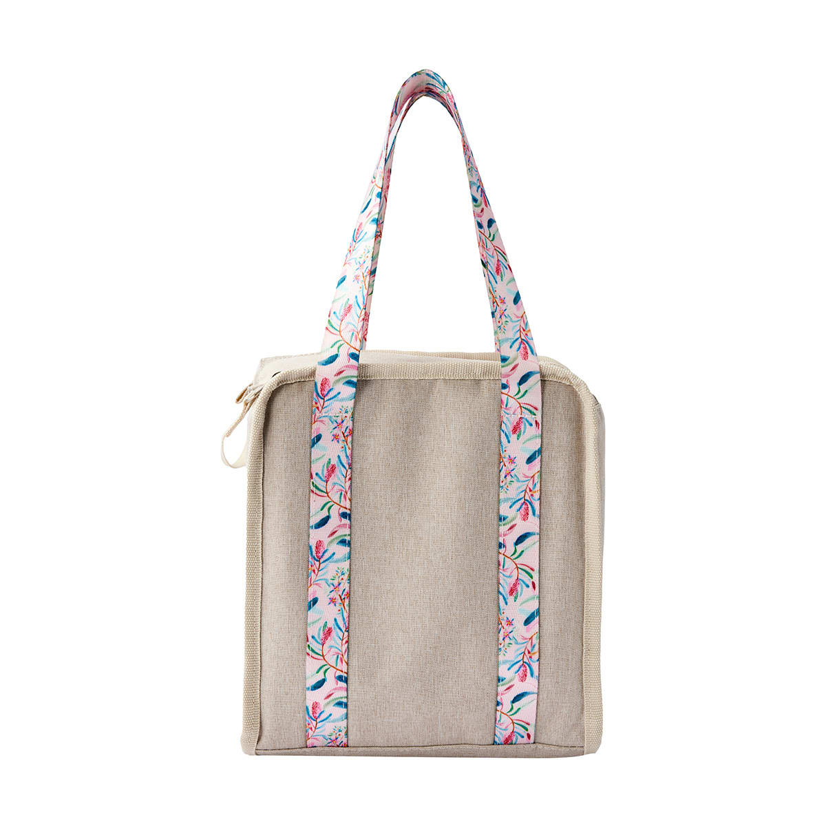 Native Floral Insulated Lunch Tote Bag