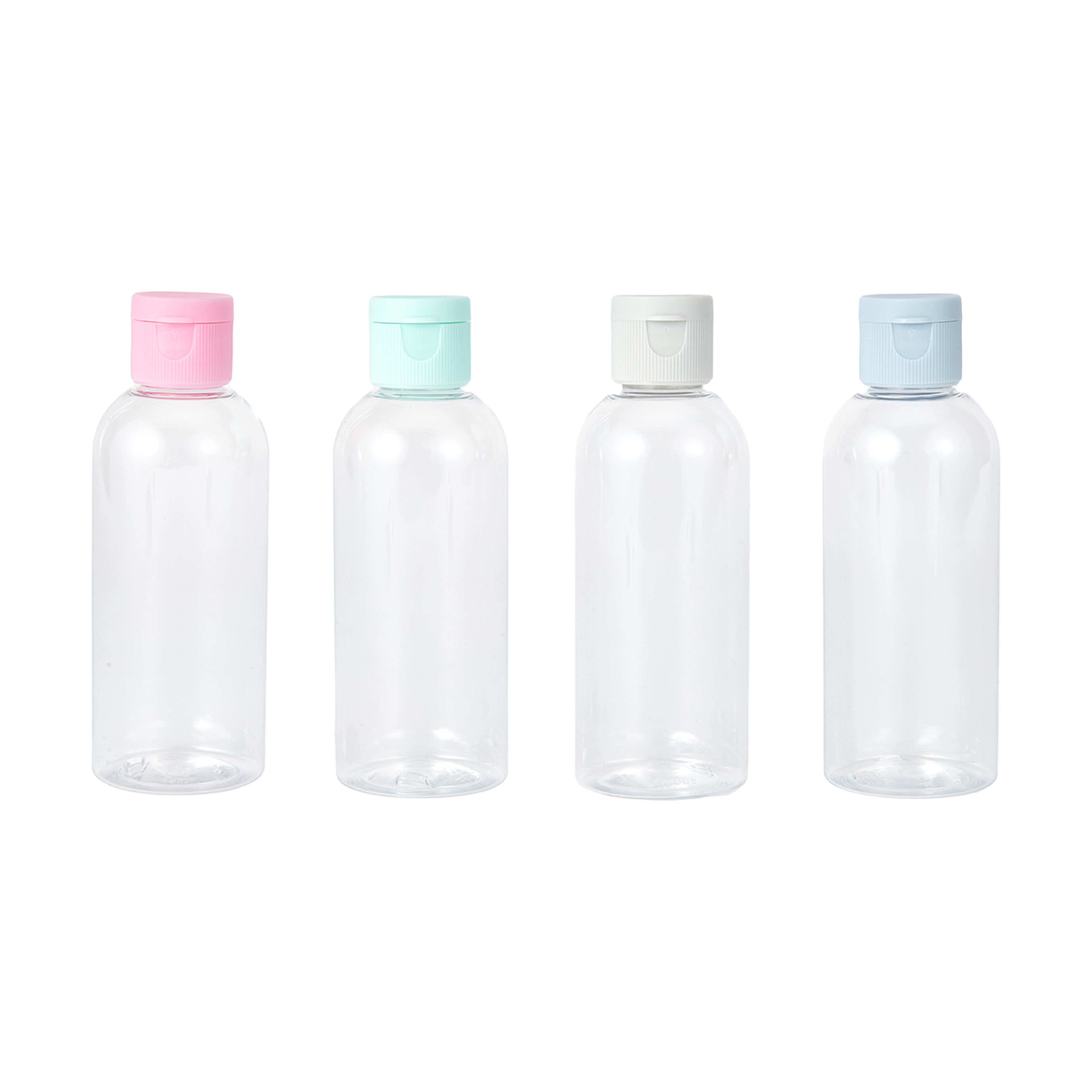 4 Pack Travel Solutions Flip Top Bottles - Kmart