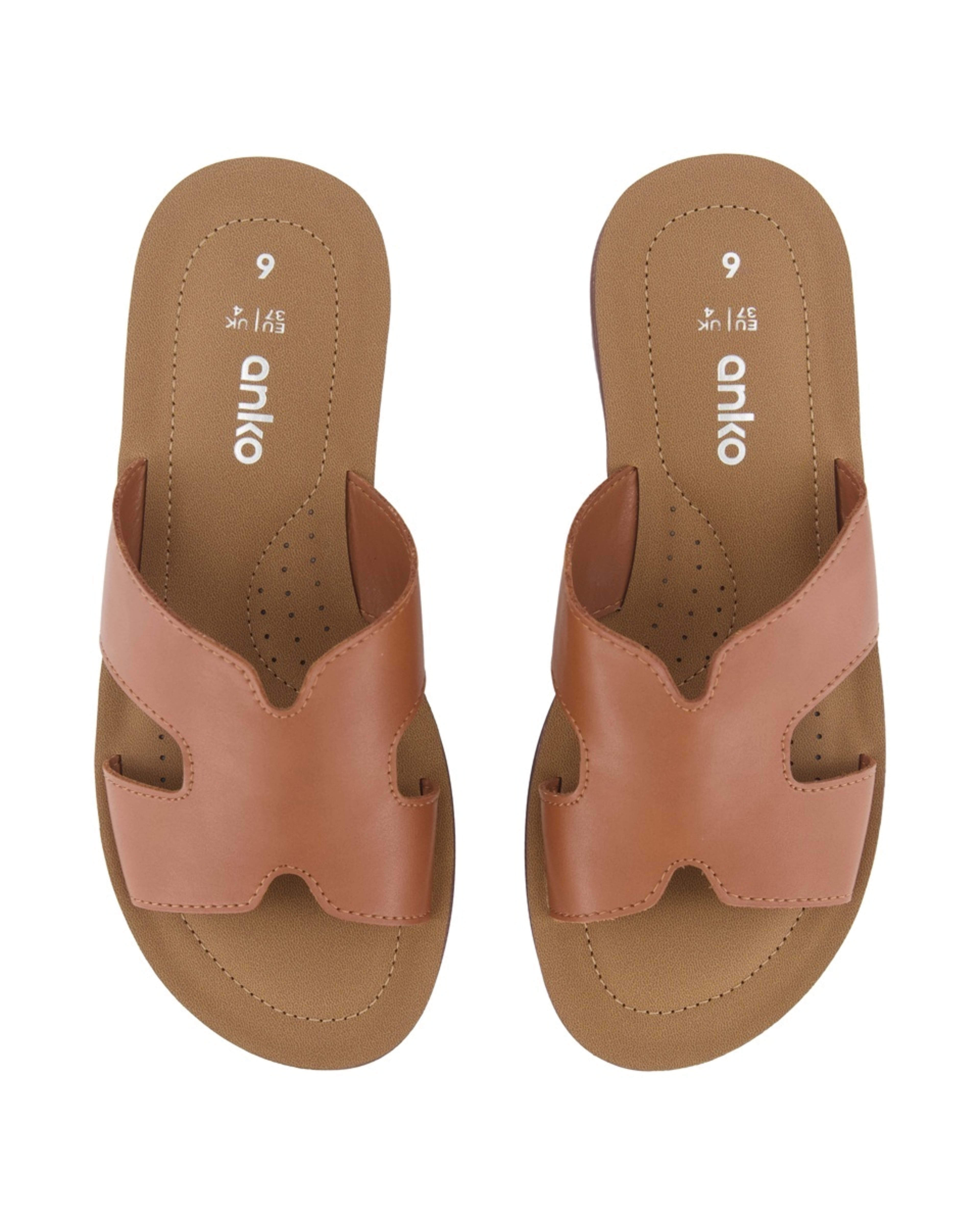 3 One Band Comfort Footbed Slides Cashew, 3 of 3