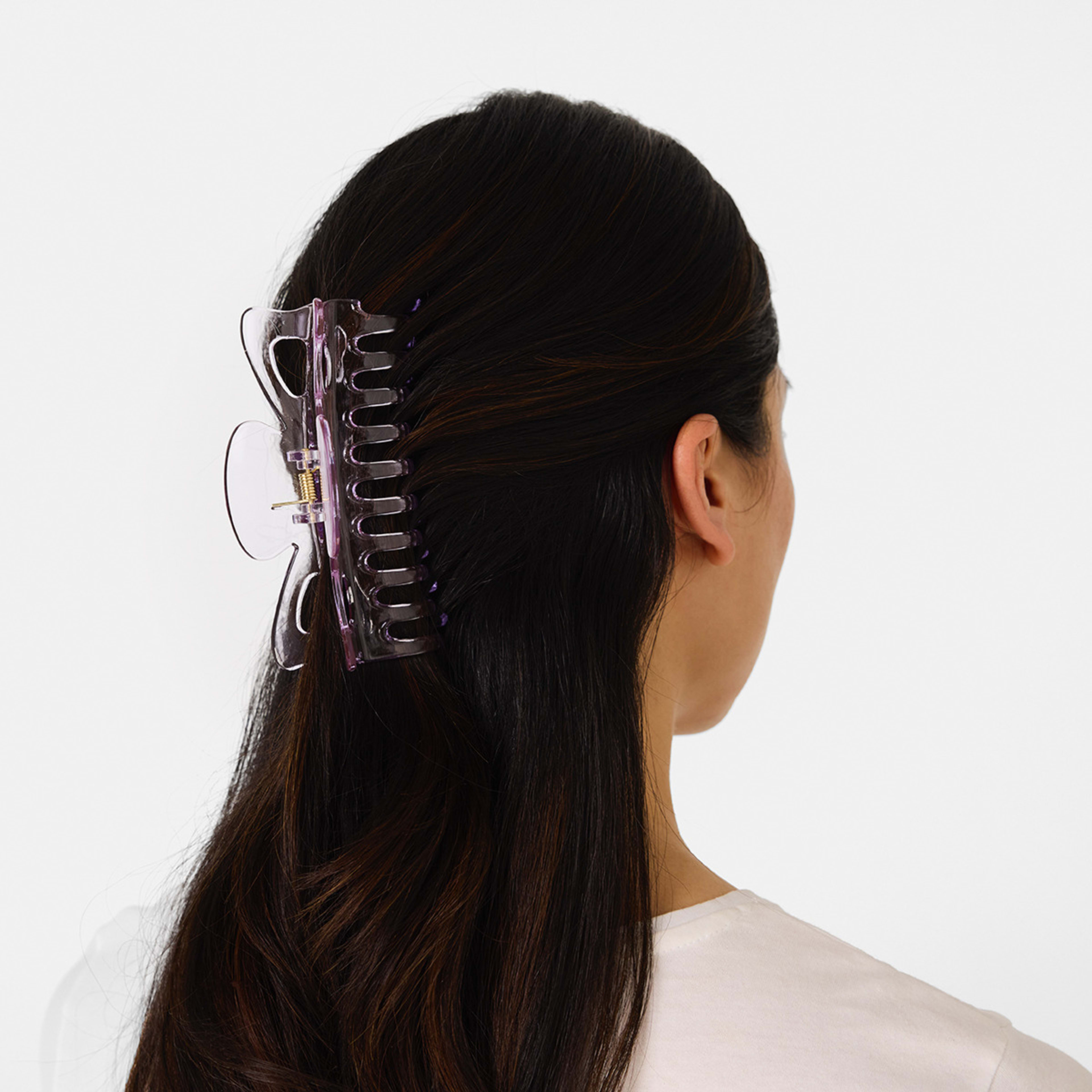 Purple Oversized Hair Clip Kmart