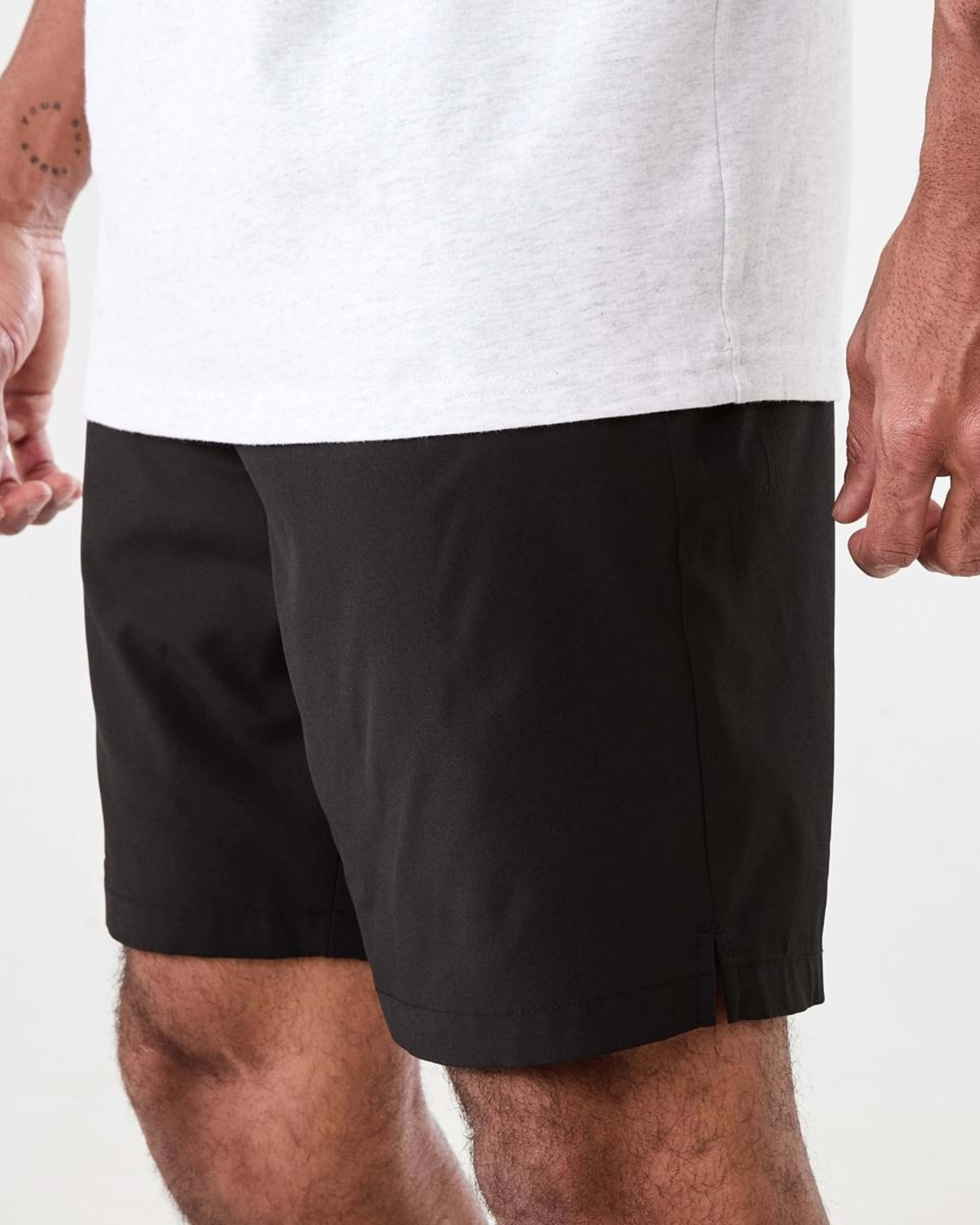 2 Active Mens Gym Shorts BLACK, 2 of 7