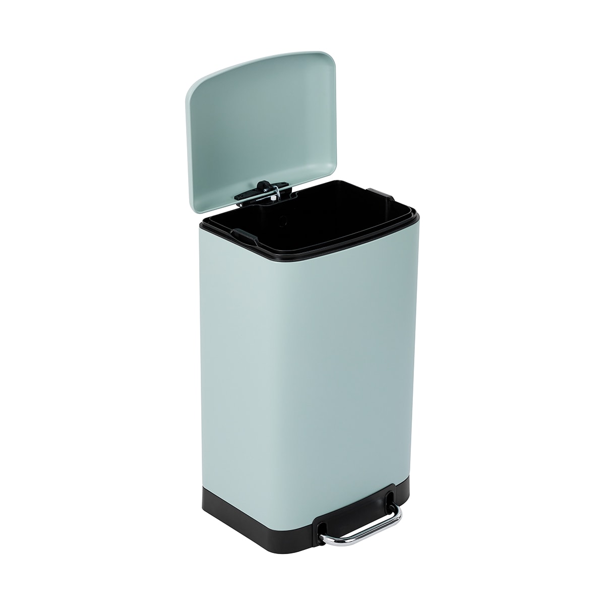 30L Sage Rectangular Pedal Bin Kmart NZ