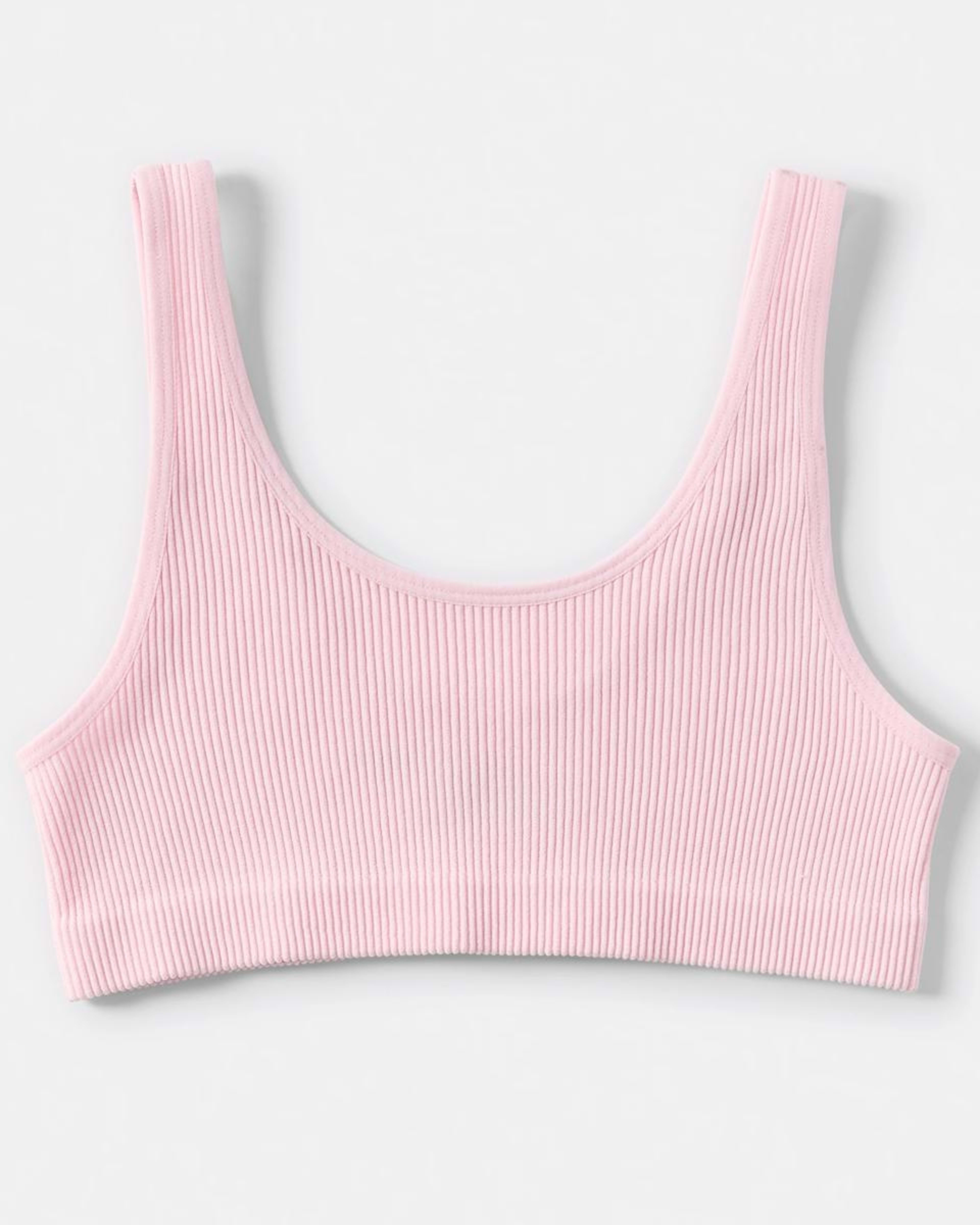 3 2 Pack Rib Seamfree Crop Top PINK, BLUE, 3 of 3
